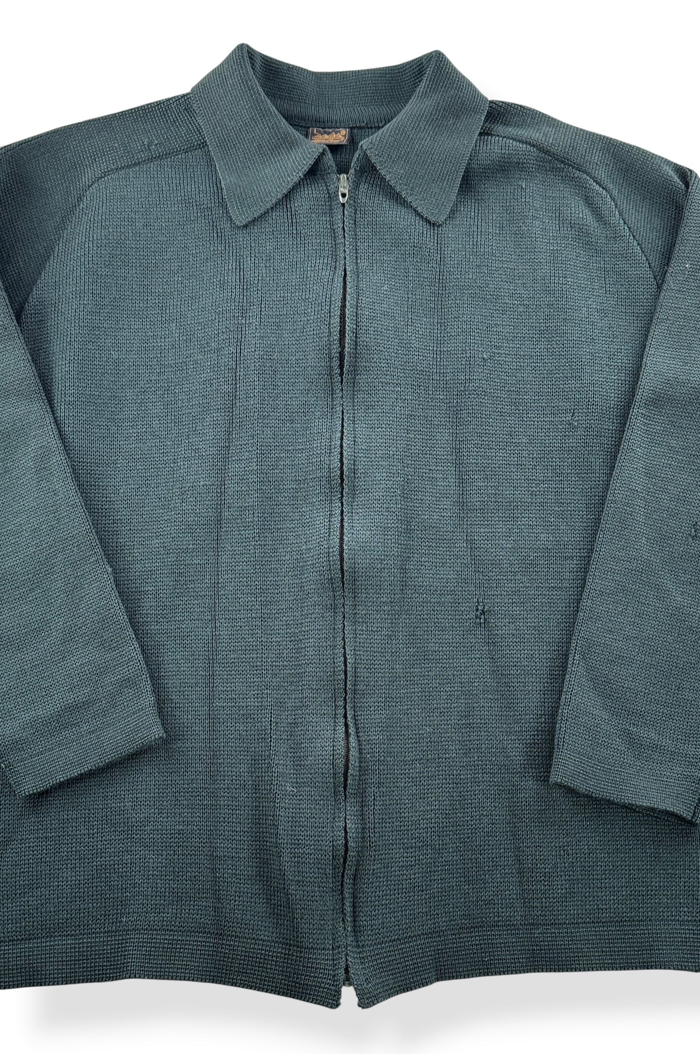 Close-up of Vintage 80s Era Eddie Bauer Wool Sweater SZ L - AS IS
