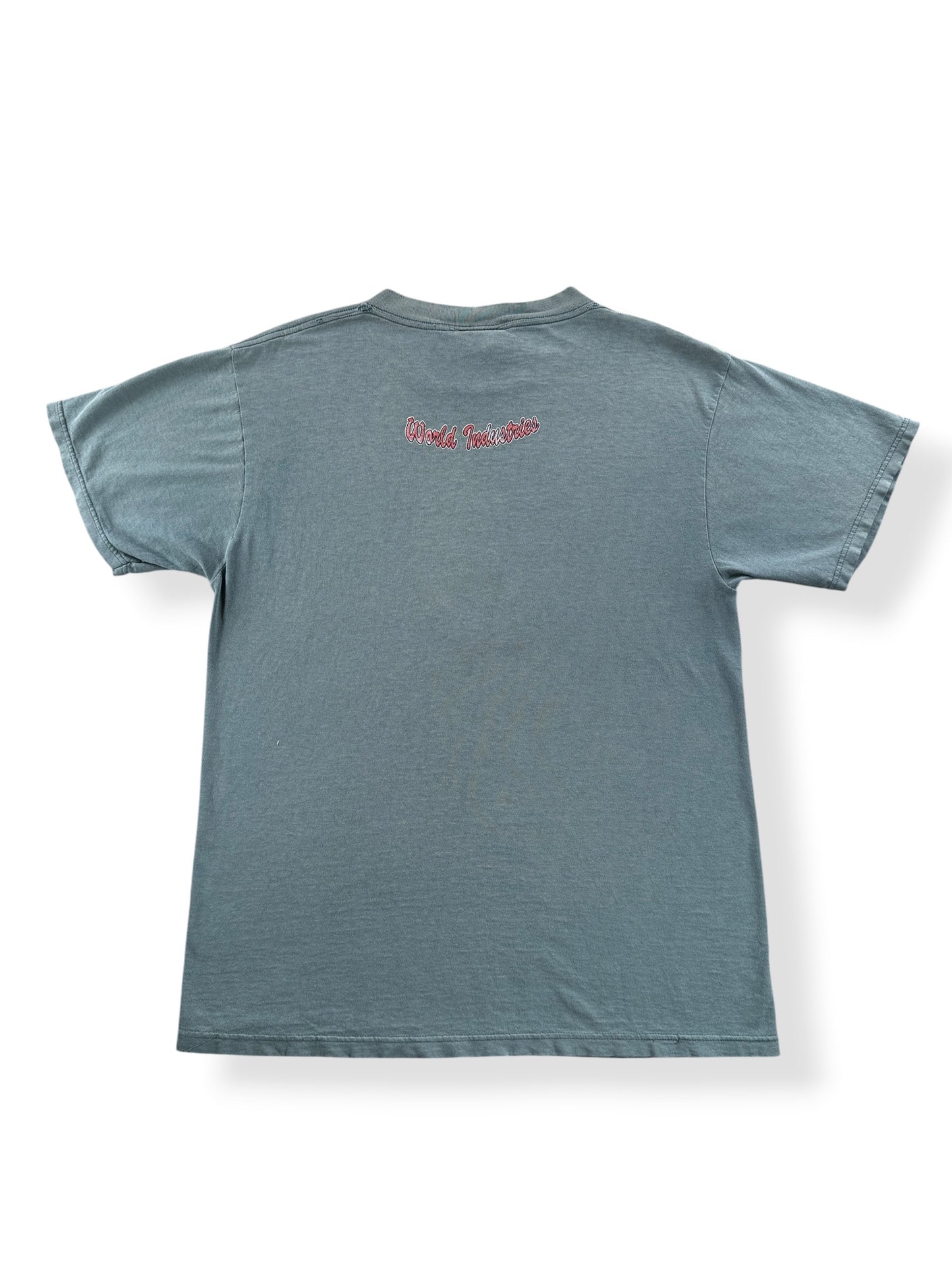 Back of Vintage World Industries Flame Boy Tee SZ L