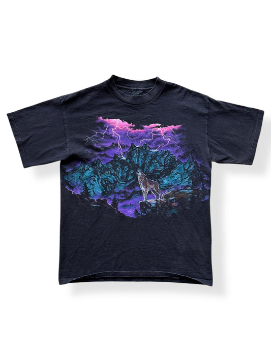 Front of Vintage Habitat Wolf Mountain Tee SZ M