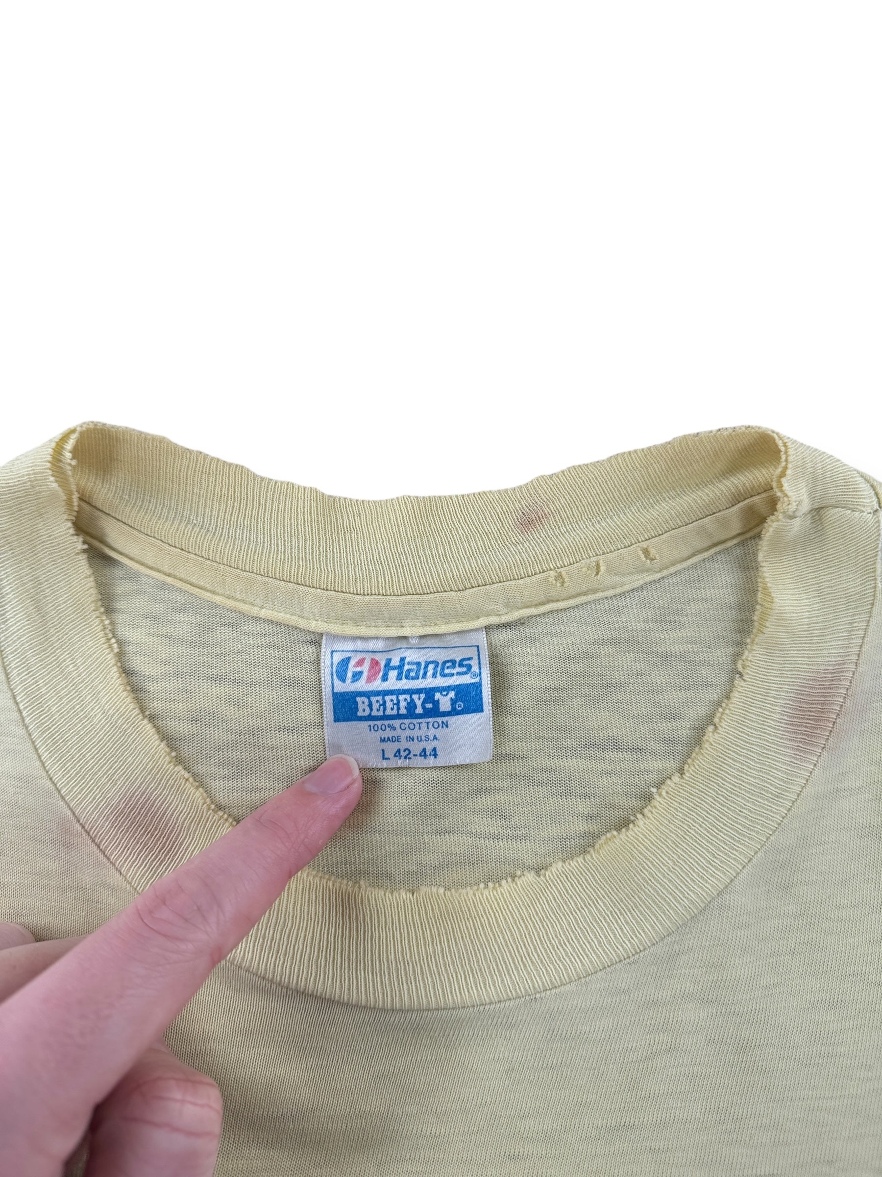 Tag on Vintage Karate Thrasher Tee SZ L