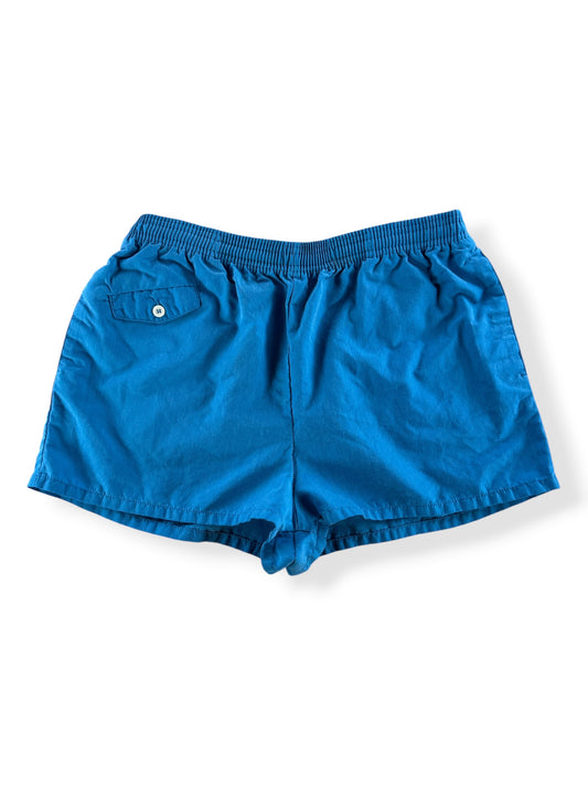 Front of Vintage 80s Blue Nike Shorts SZ L