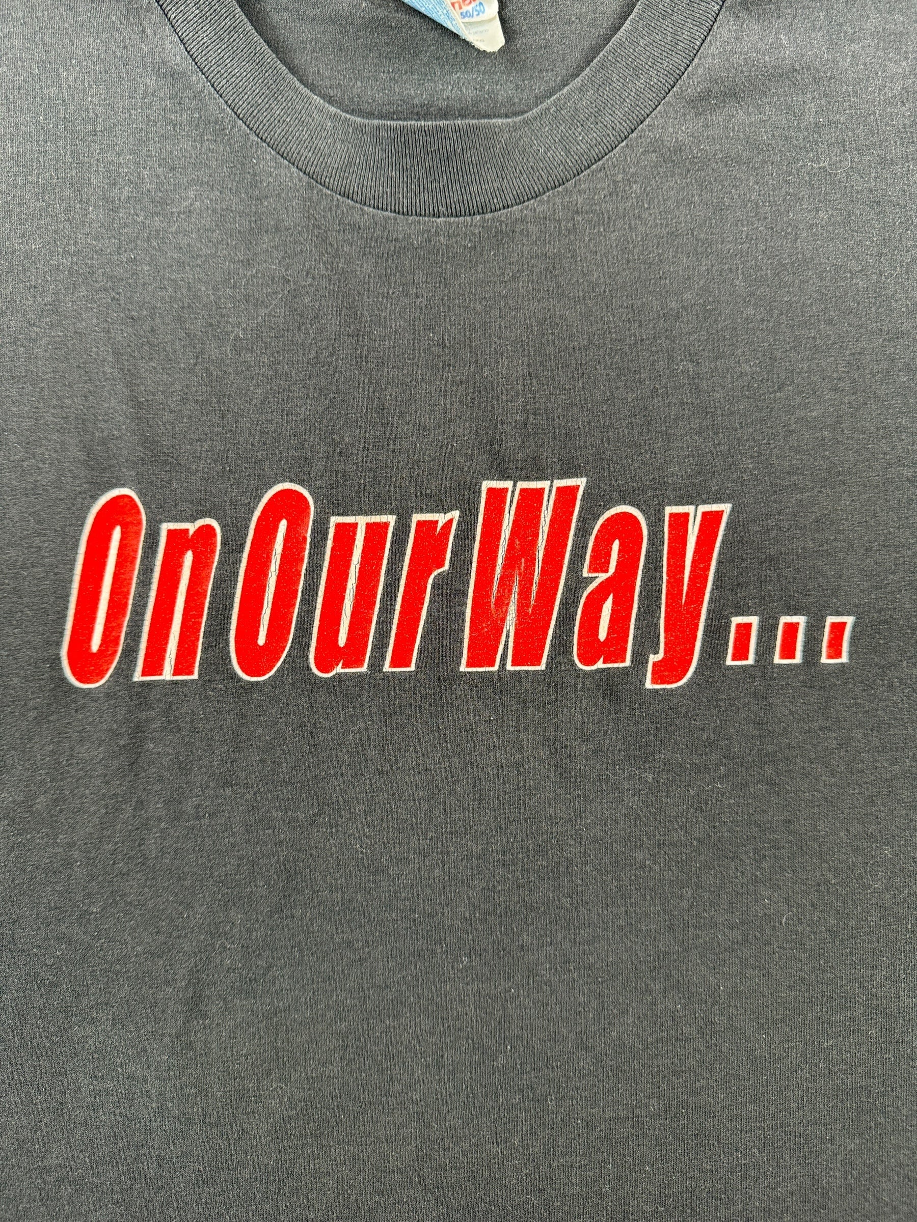 Graphic of Vintage On Our Way Oberto Tee SZ XXL