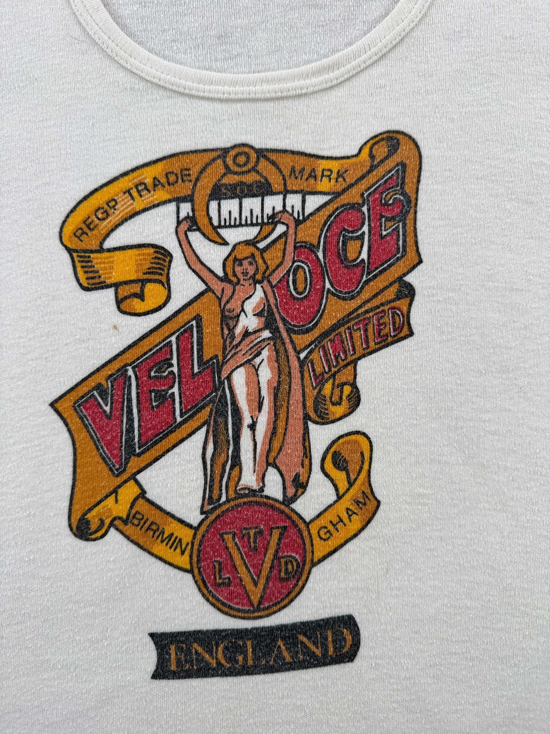 Graphic of Vintage Veloce Motorcycles Birmingham Tee SZ L (Fits XS)