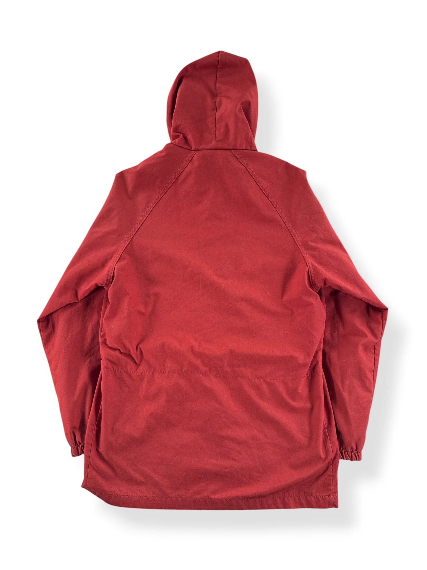 Back of Vintage Woolrich Brick Red Parka SZ S