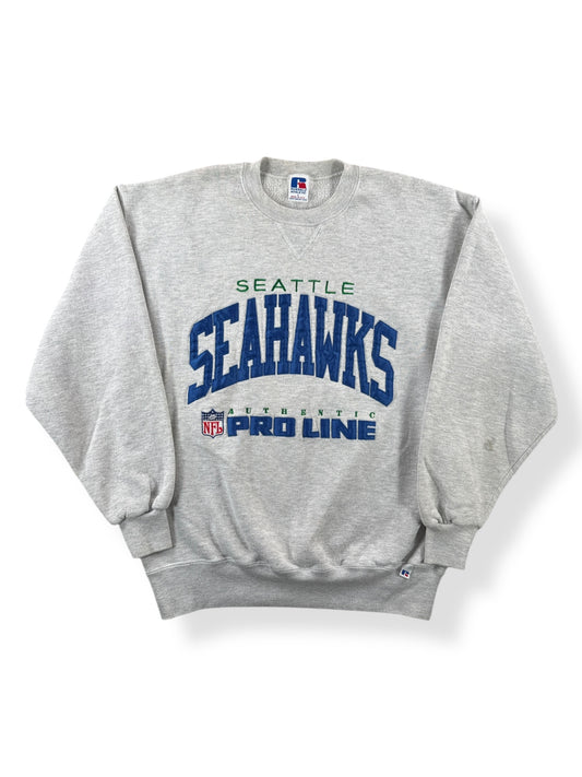 Front of Vintage Seahawks Russell Crewneck SZ L (Fits M)