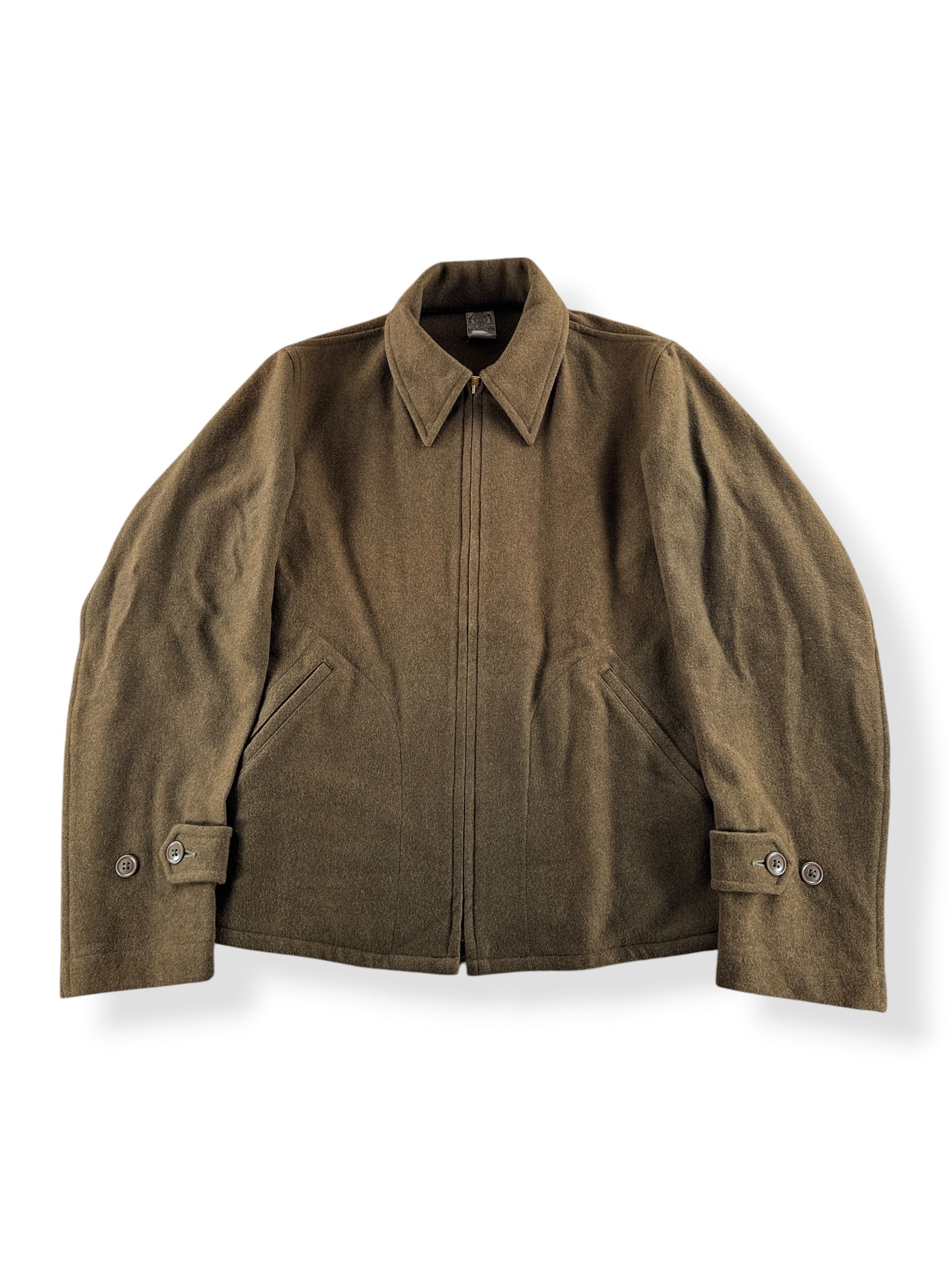 Front of Vintage NOS 40s Boy Scout Wool Jacket SZ 36