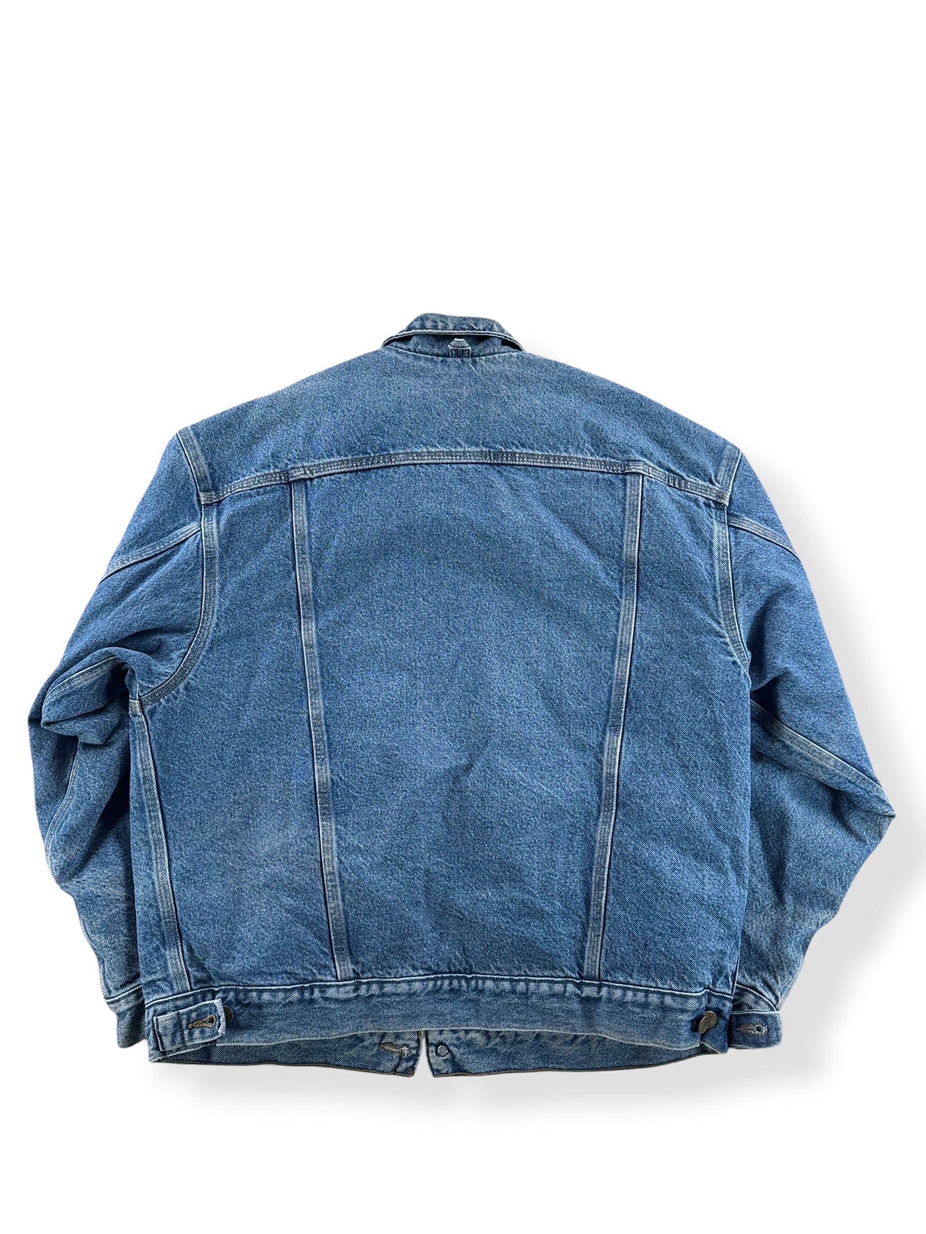 Back of Vintage MIUSA Carhartt Denim Trucker Jacket SZ L