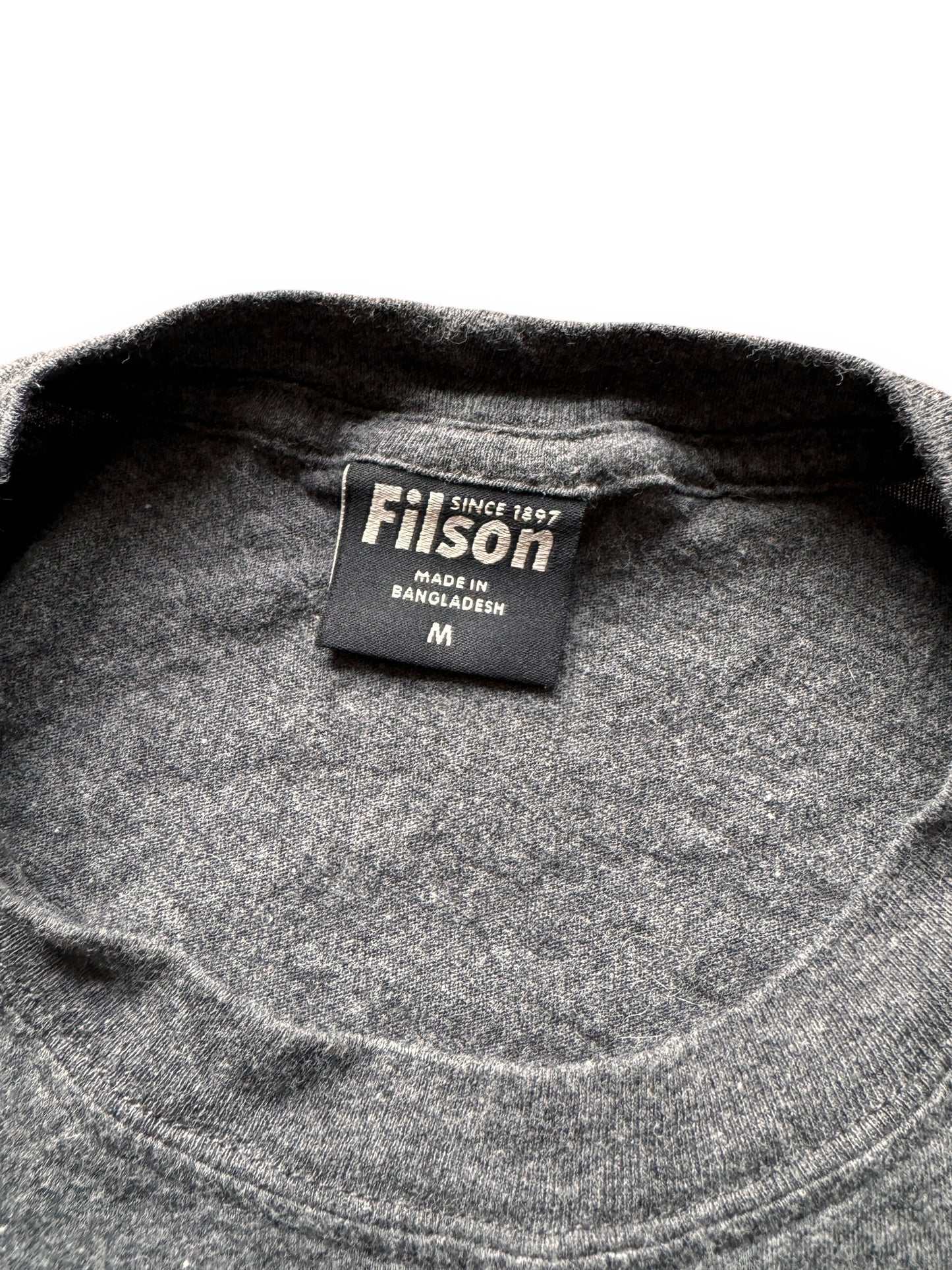 tag on Filson 125th Anniversary Tee SZ M