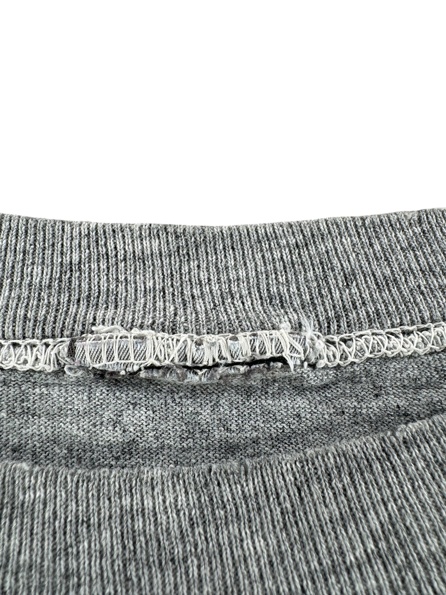 Missing Tag on Vintage Heather Grey Harley Davidson Single Stitch Eagle Tee SZ L