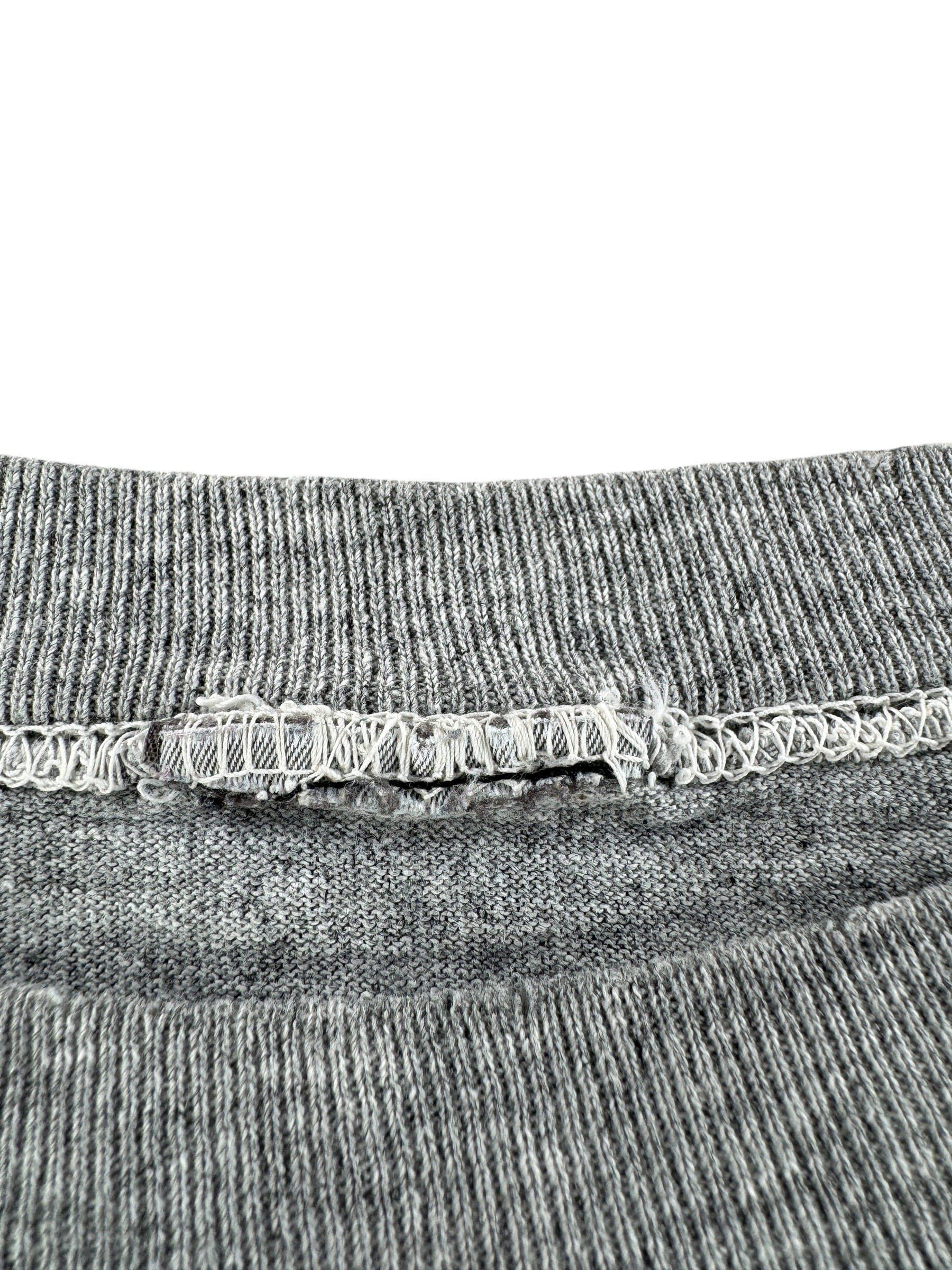 Missing Tag on Vintage Heather Grey Harley Davidson Single Stitch Eagle Tee SZ L