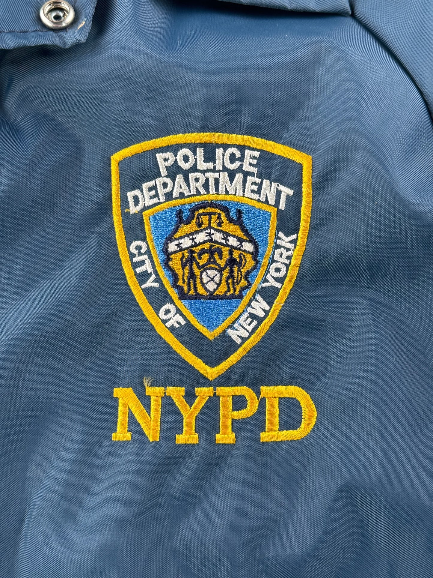 Logo on Vintage NYPD Rudy Giuliani Cosplay Jacket SZ L