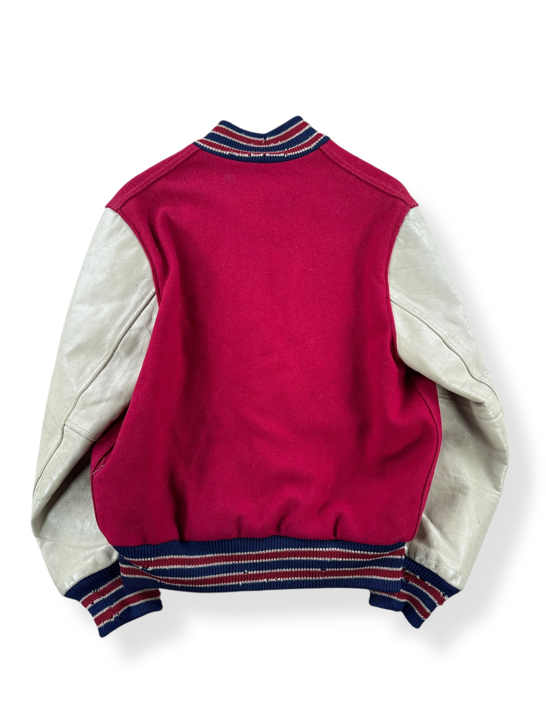 Back of Vintage C Varsity Jacket SZ M