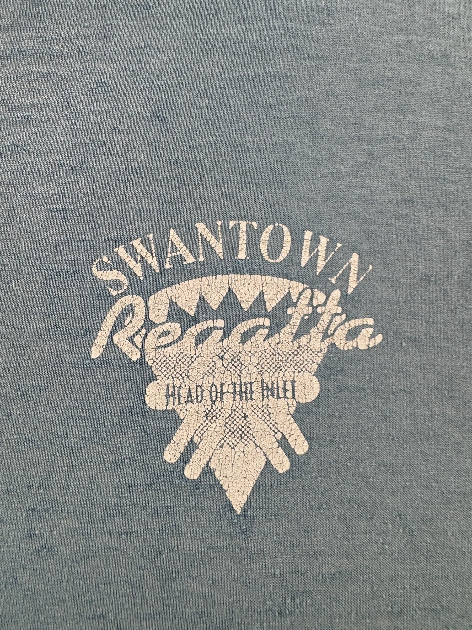 Graphic on Vintage Swantown Regatta Tee SZ L