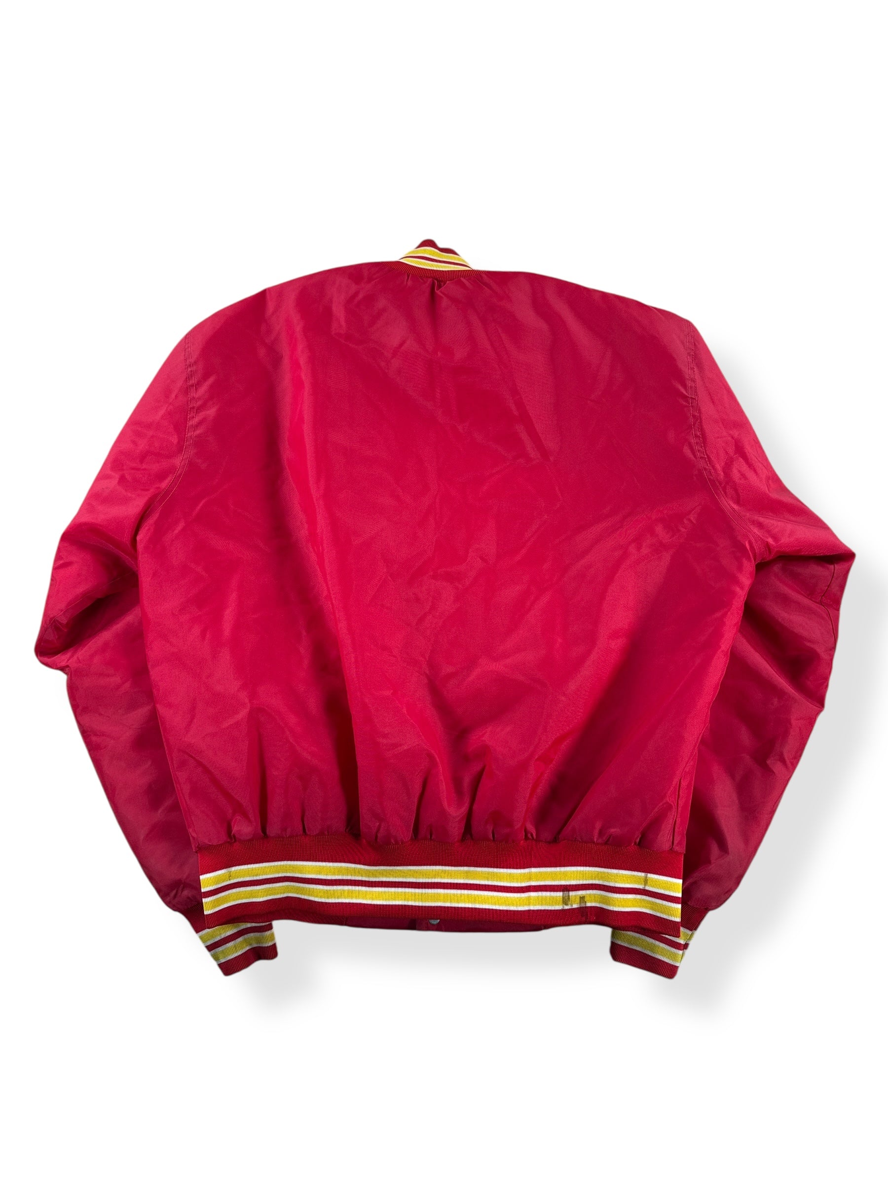 Back of Vintage Newport Football Jacket SZ L