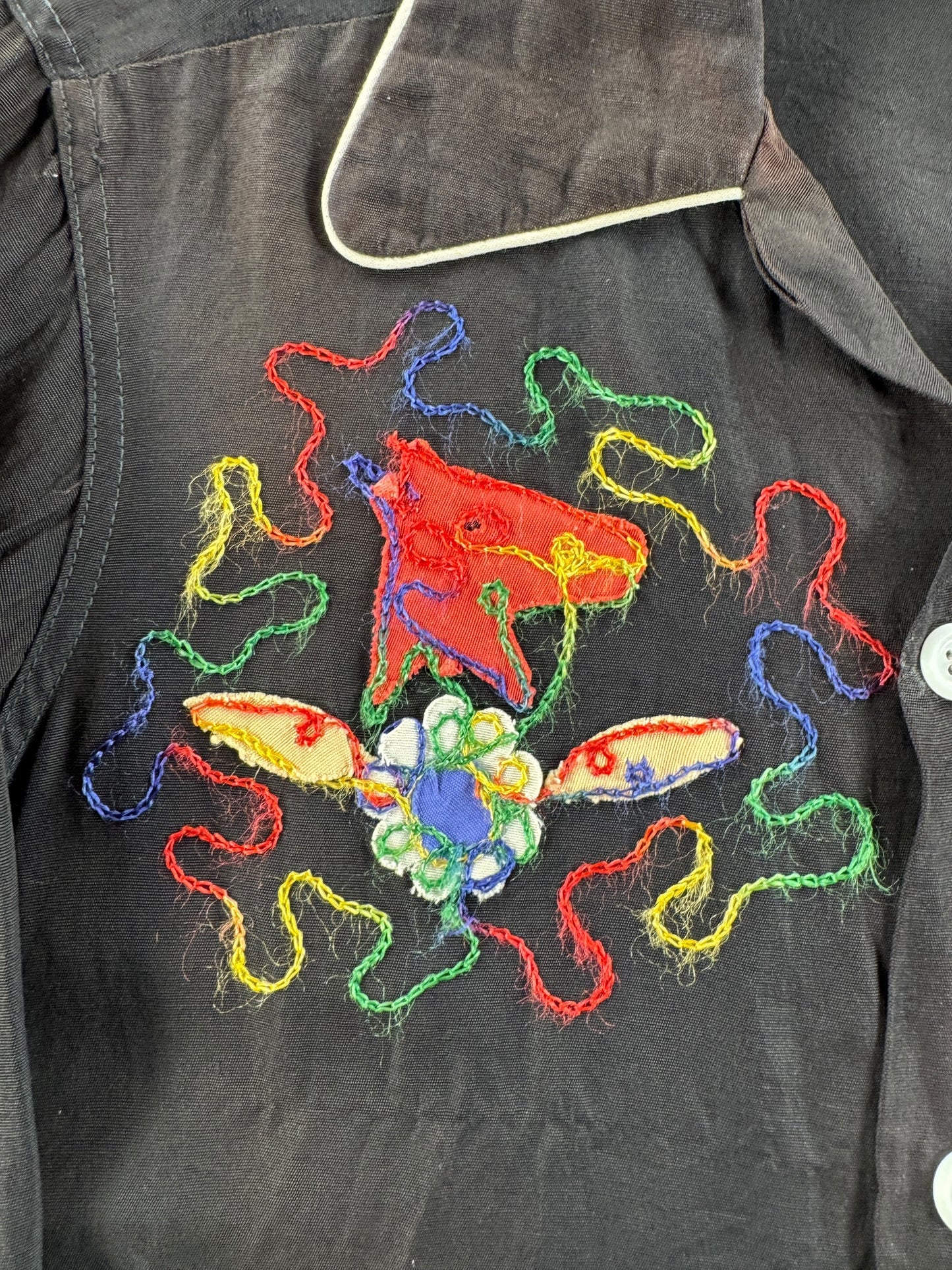 Graphic of Vintage Boyville Kids Western Top SZ 10 - AS IS