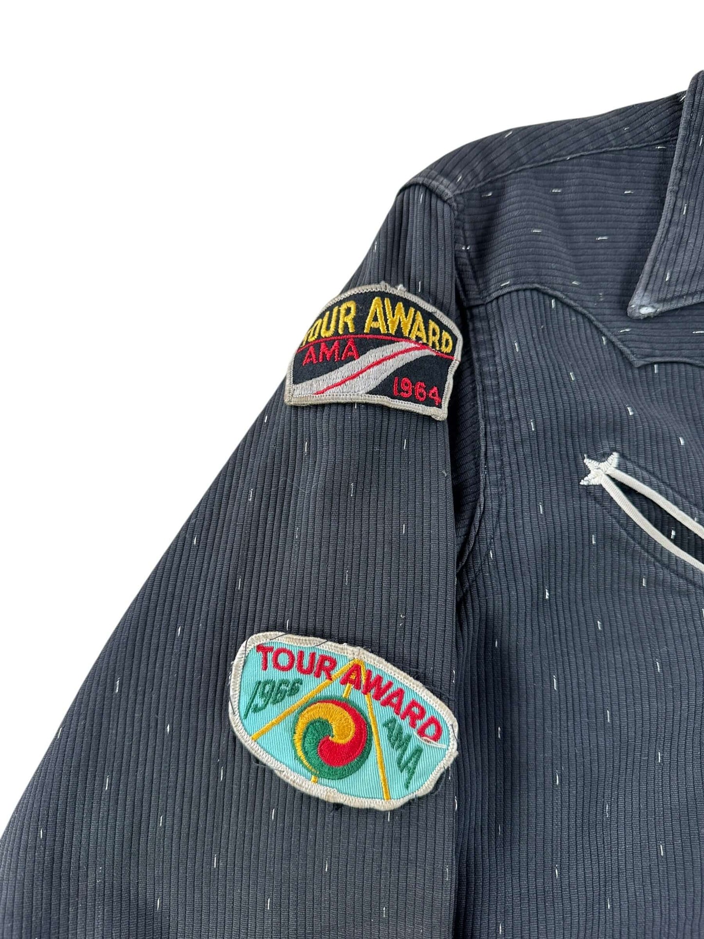 Patch on Vintage 60s Western Pullover Shirt SZ M