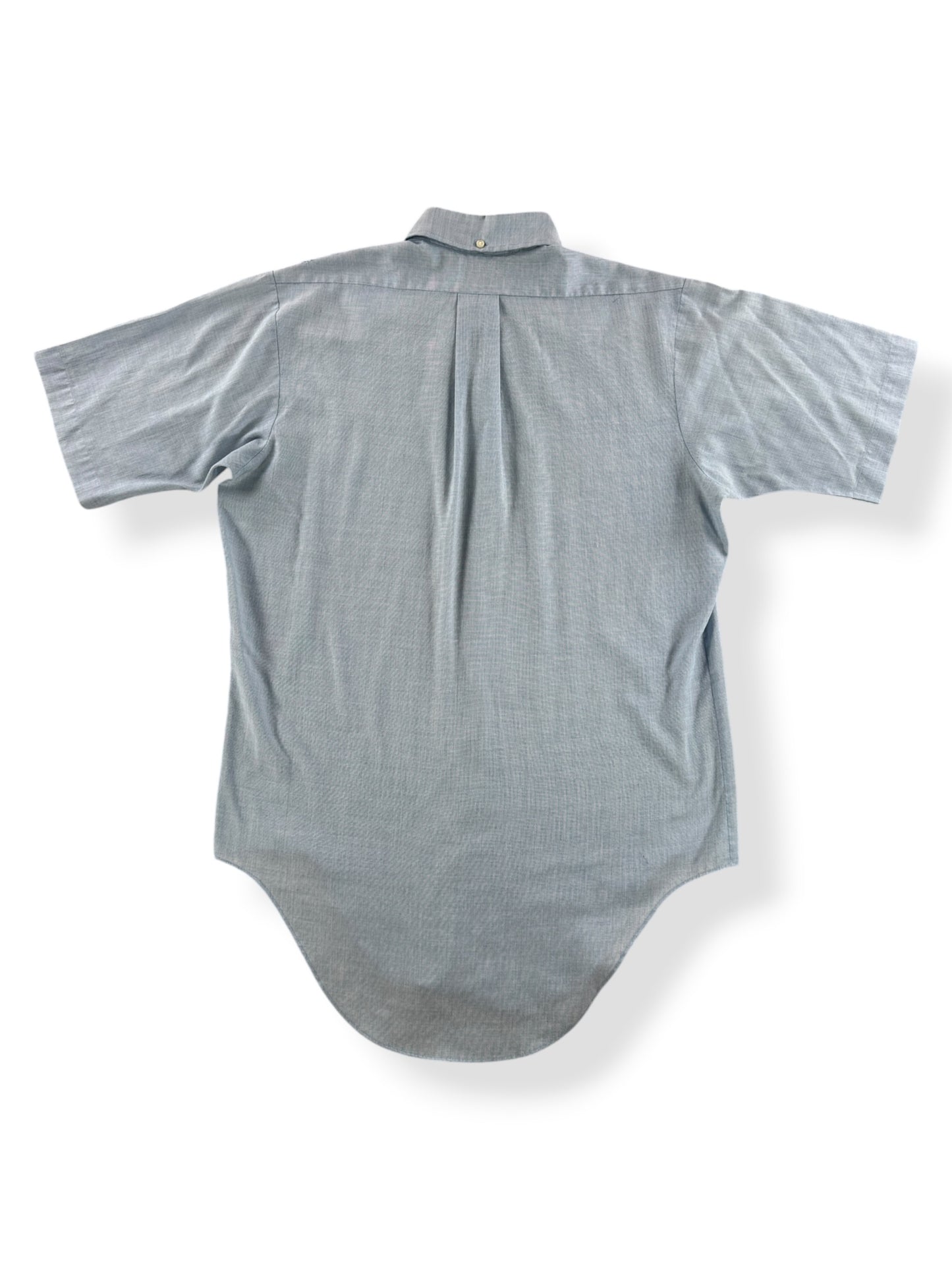 Back of Vintage Penn-Prest Short Sleeve Shirt SZ 15 1/2 (Fits L)