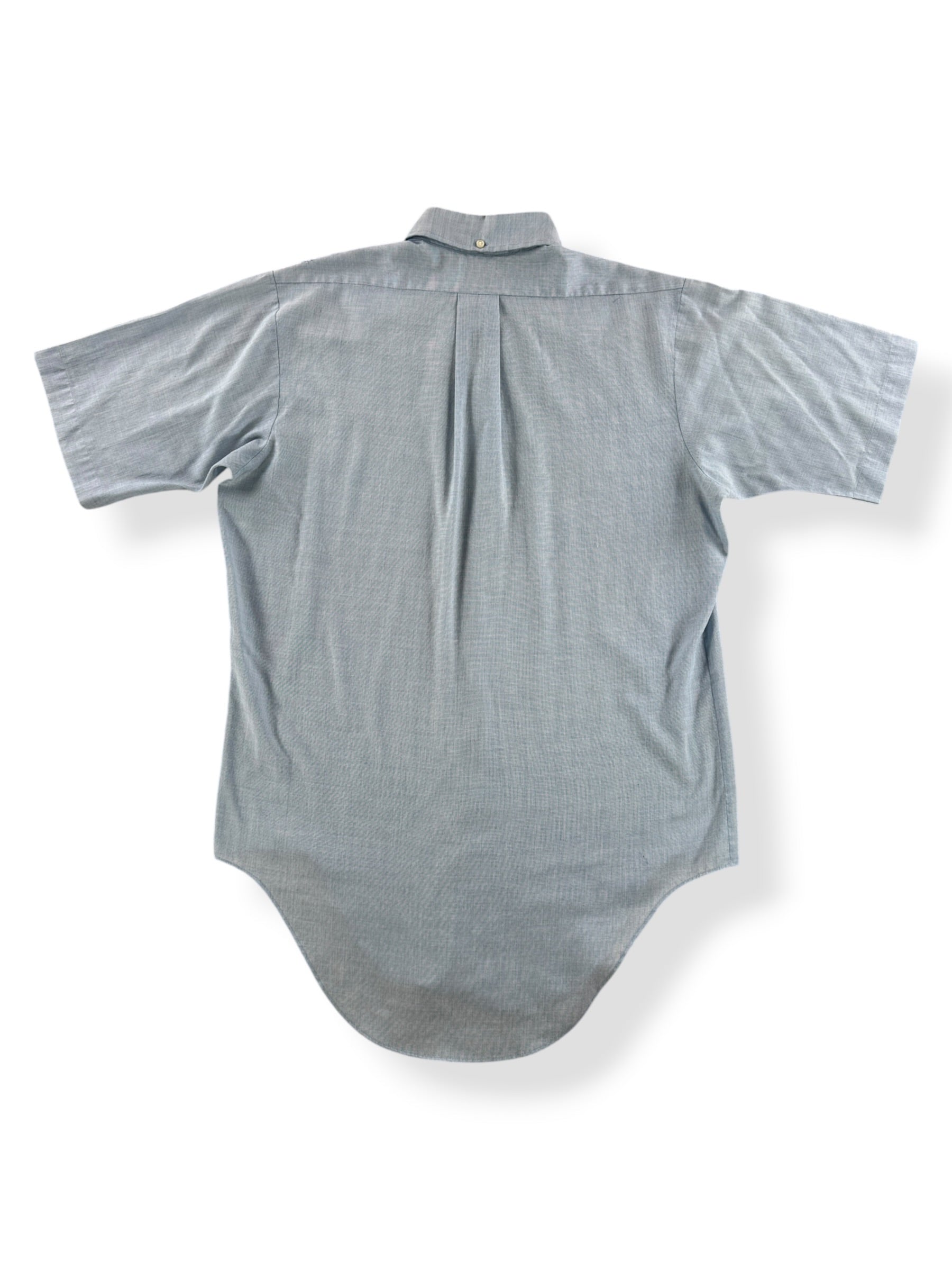 Back of Vintage Penn-Prest Short Sleeve Shirt SZ 15 1/2 (Fits L)