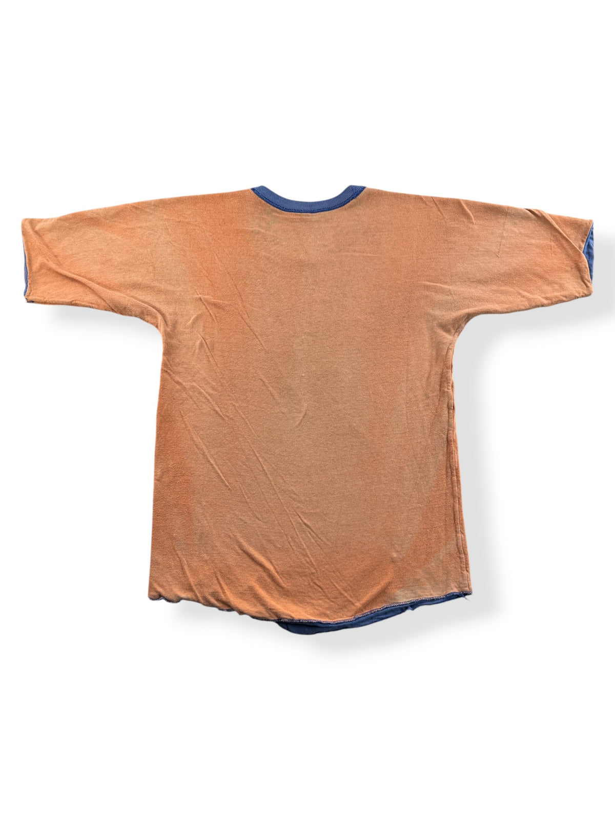 Back of Vintage Orange / Blue Reversible Tee SZ M