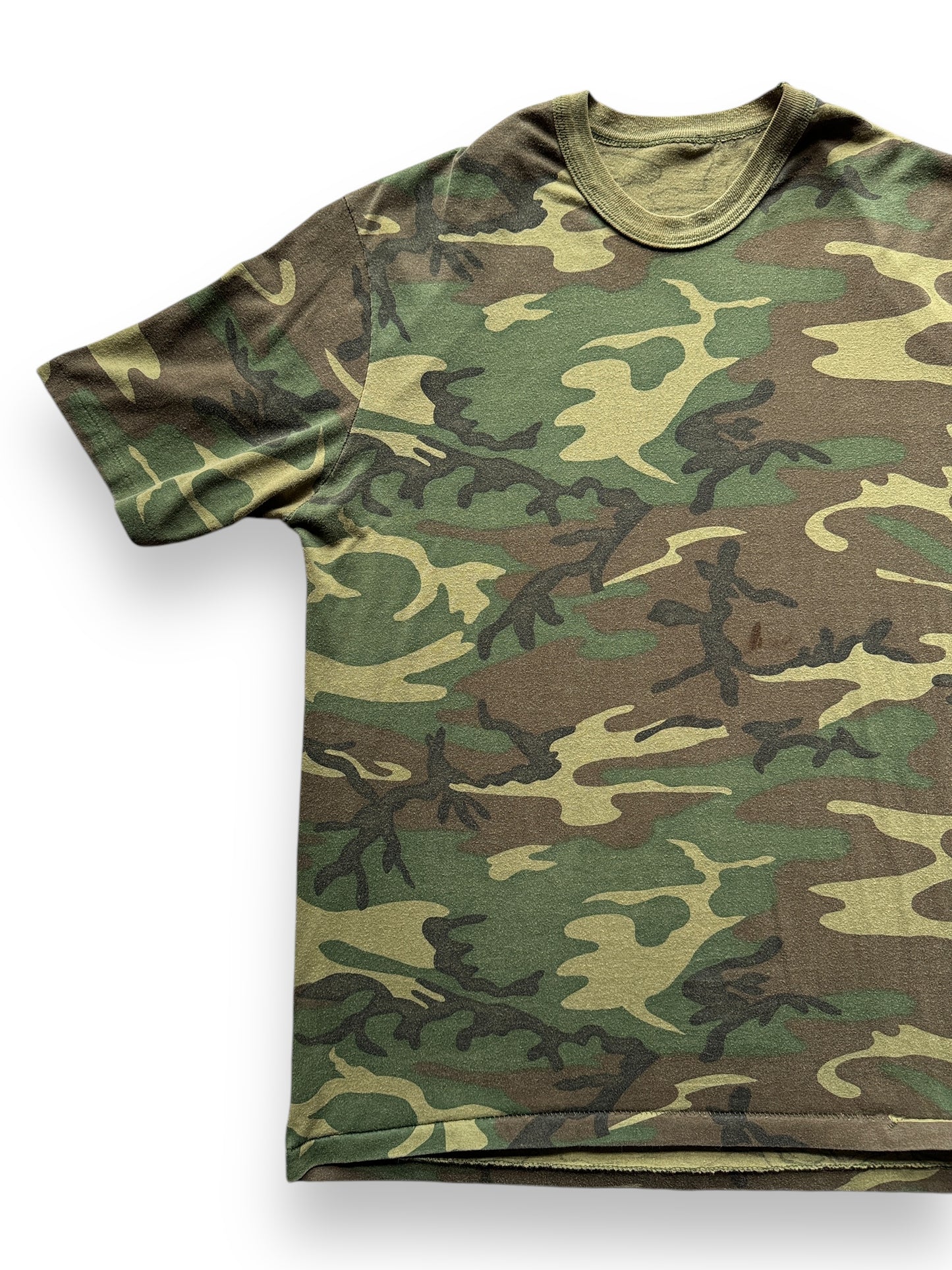 front right of Vintage Camo Tee SZ L