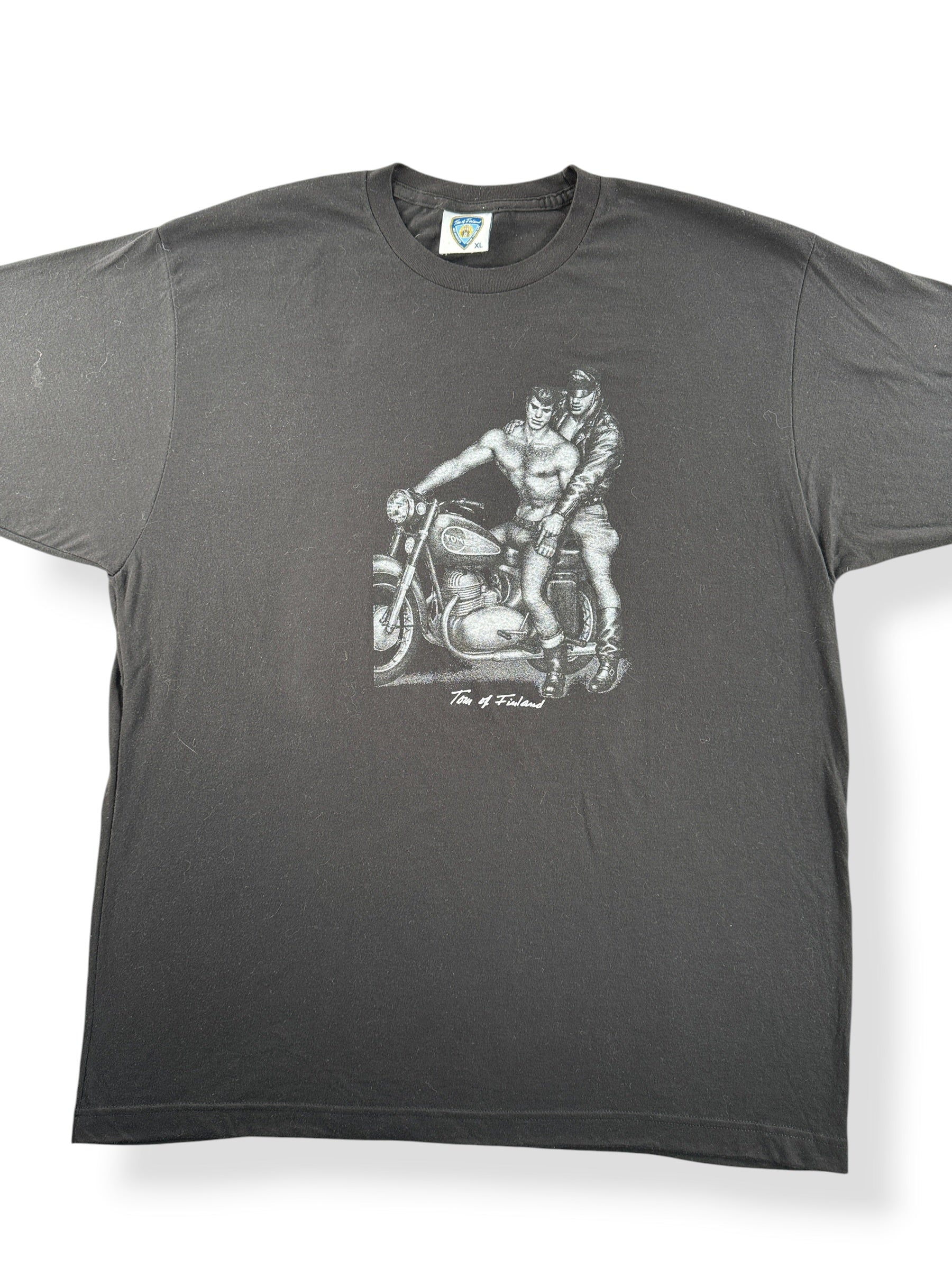 Front Close Up of Modern Tom of Finland Tee SZ XL