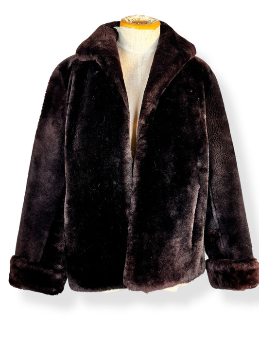 Front of 1940s Mouten Coat M-L
