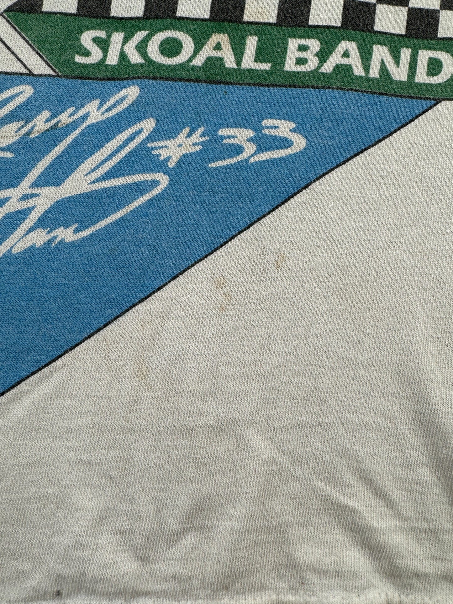 Stains on Vintage Harry Gant NASCAR Skoal AOP Tee SZ XXL AS IS