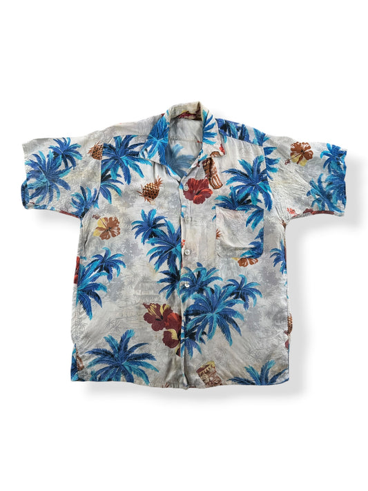 Front of Vintage Kuonakakai Aloha Shirt SZ S AS IS