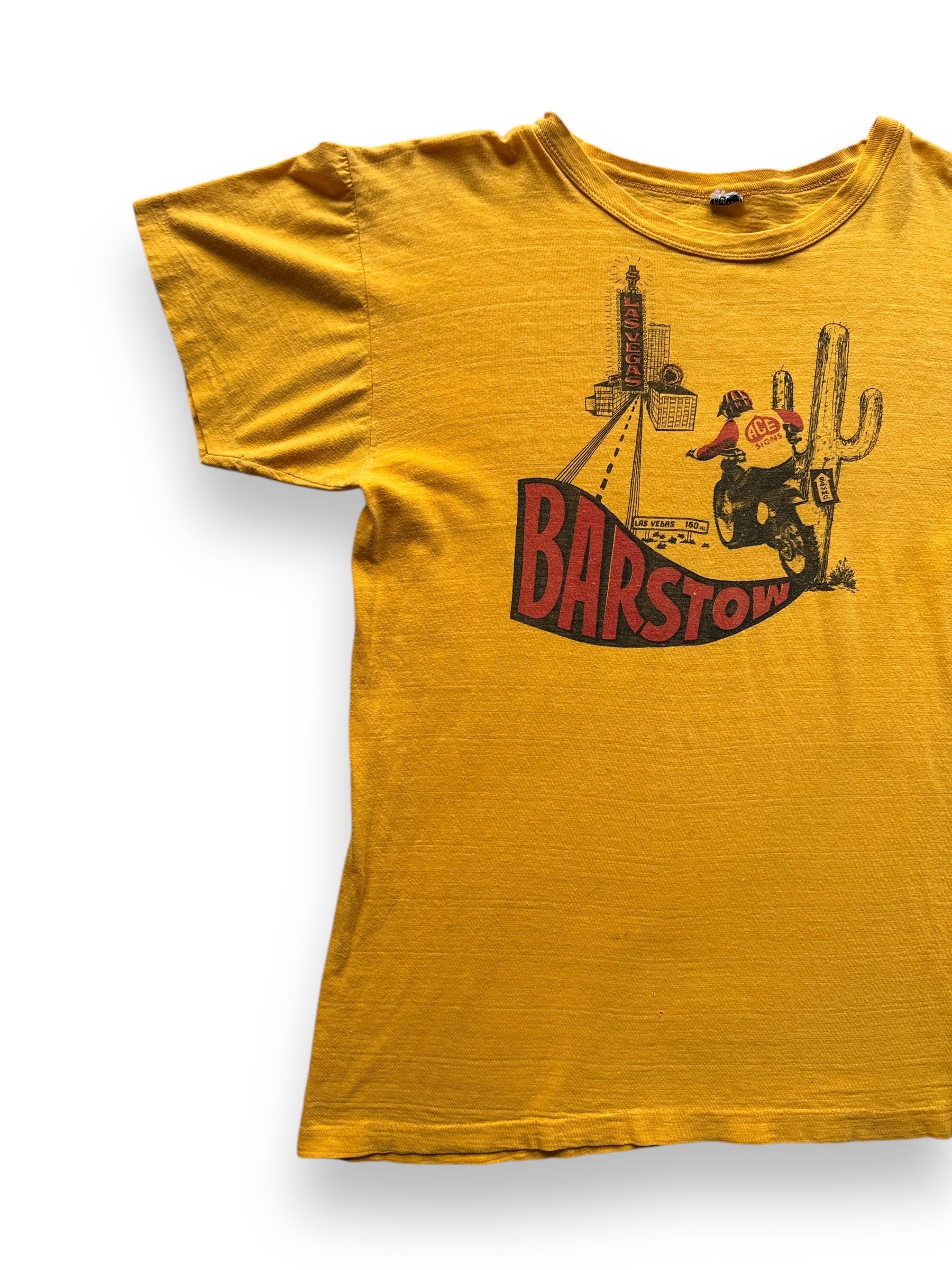 front right of Vintage 70s Barstow Motorcross Tee SZ L