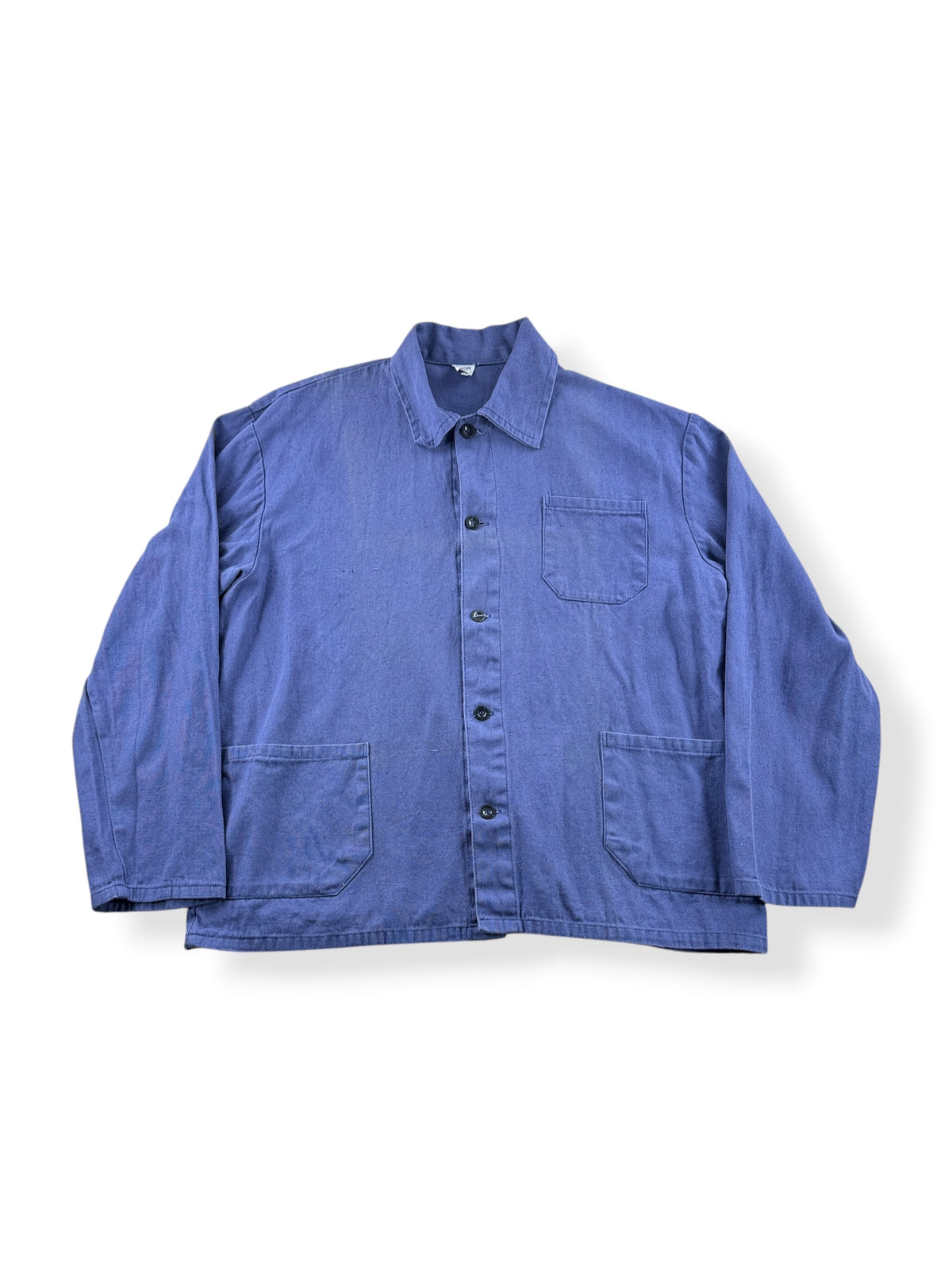 Front of Vintage French Chore Coat SZ XL