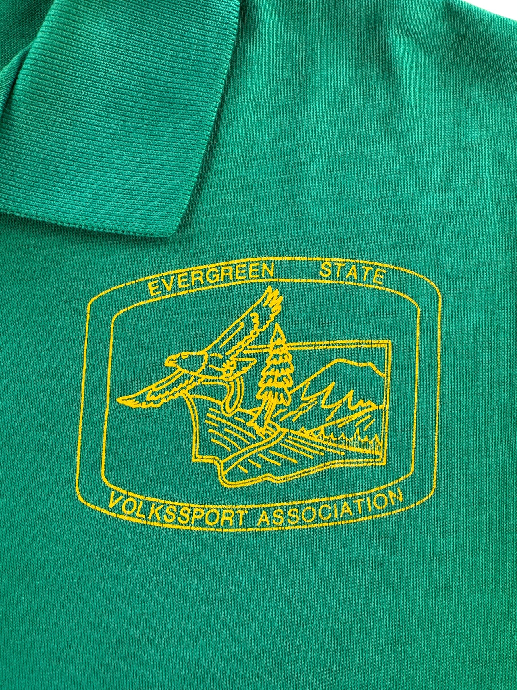 Graphic of Vintage Evergreen State Polo SZ M