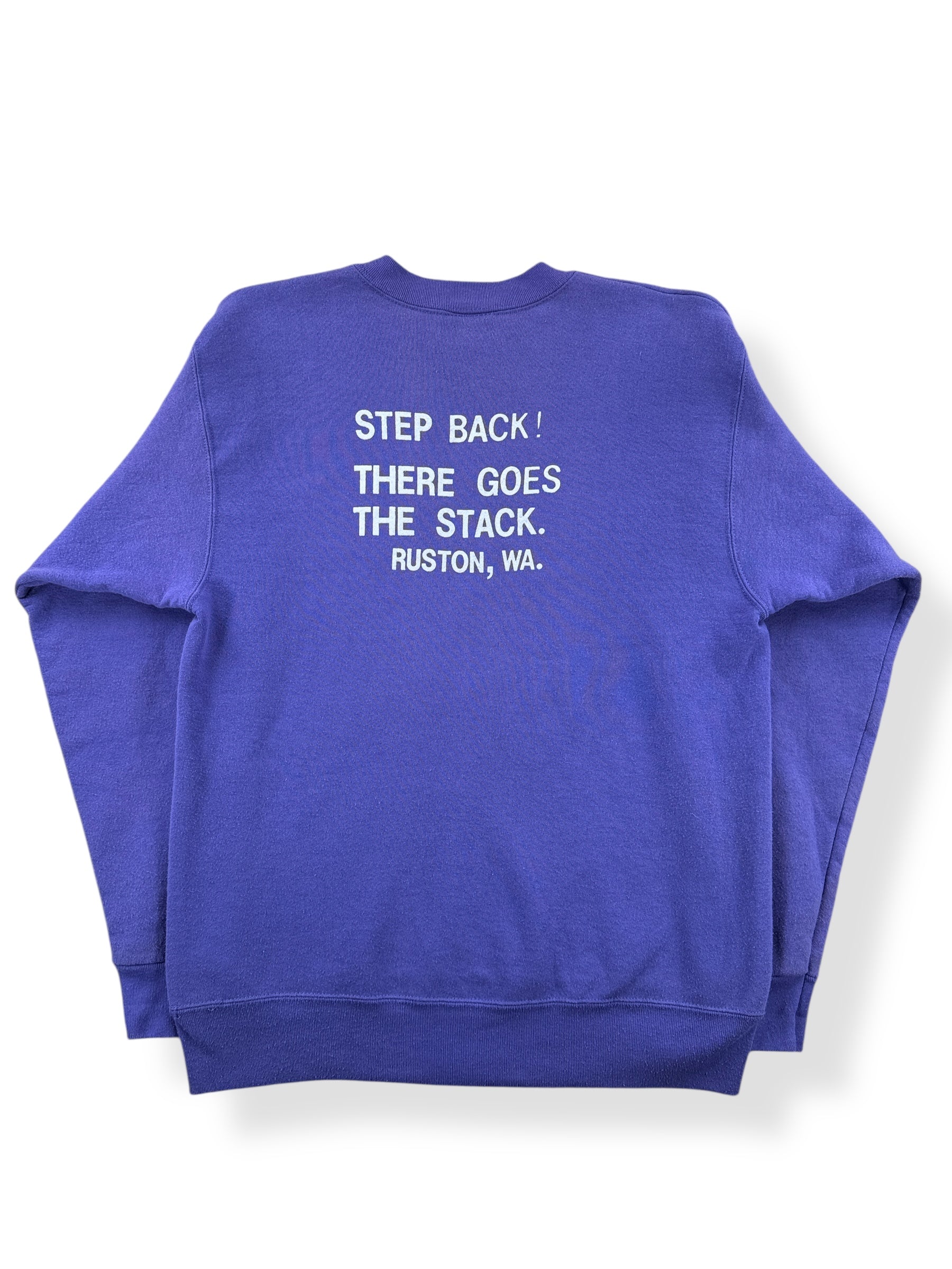 Back of Vintage Chimney Crewneck SZ M