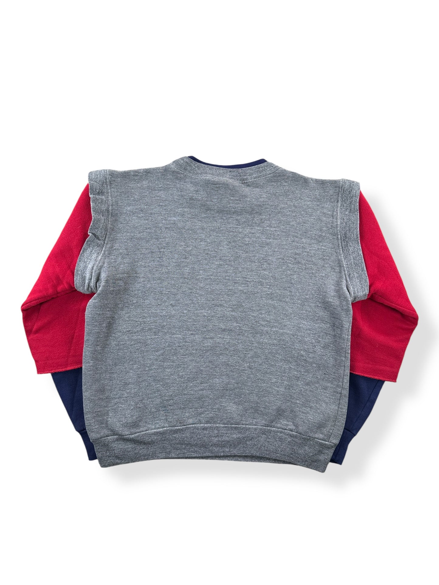 Back of Vintage 80s Russell TriTone Crewneck SZ S