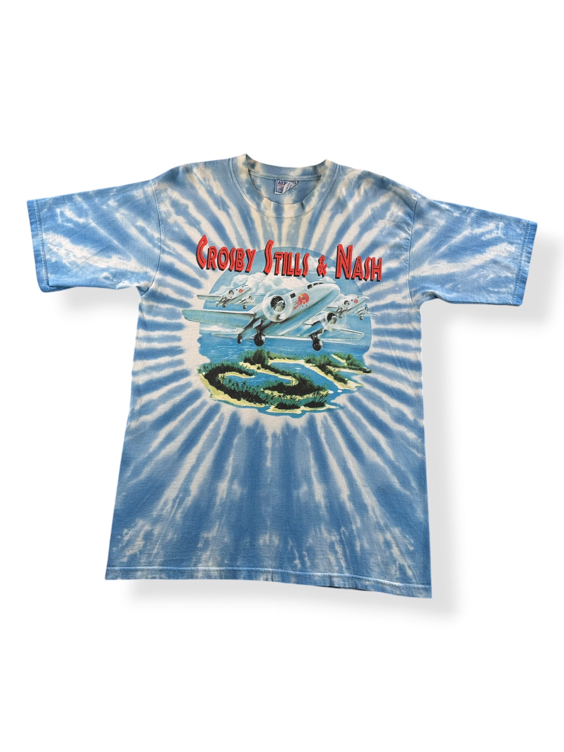 Front of Vintage 2001 Crosby Stills & Nash Tee