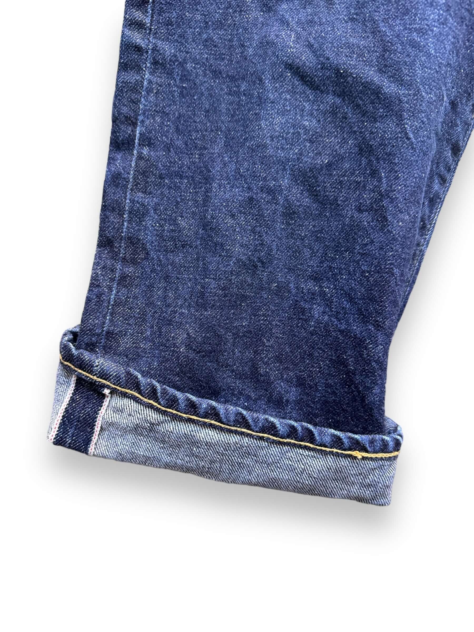 Selvedge Redlines on Levi's Classic LVC 702 Repro Selvedge Denim Bucklebacks W29