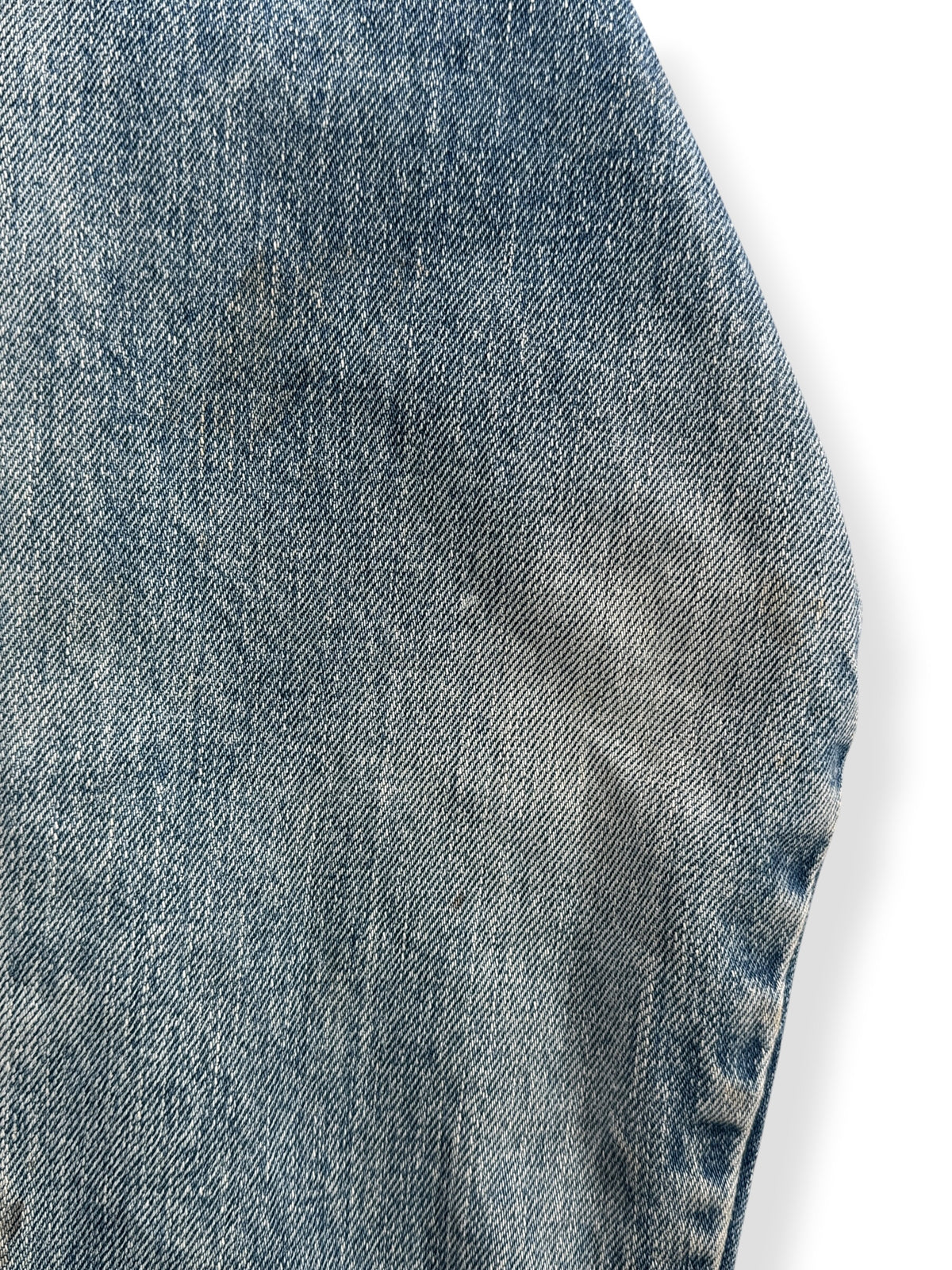 Fading on sleeve of Vintage 70’s Orange Tab Levi’s Denim Jacket SZ S