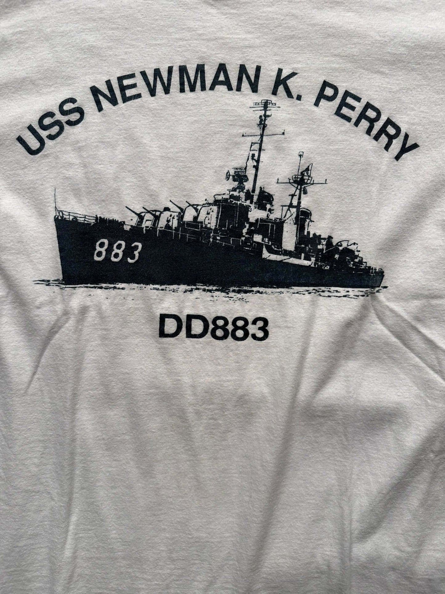 Graphic Detail of Vintage USS Newman K Perry Tee SZ M | Vintage Military T-Shirts Seattle