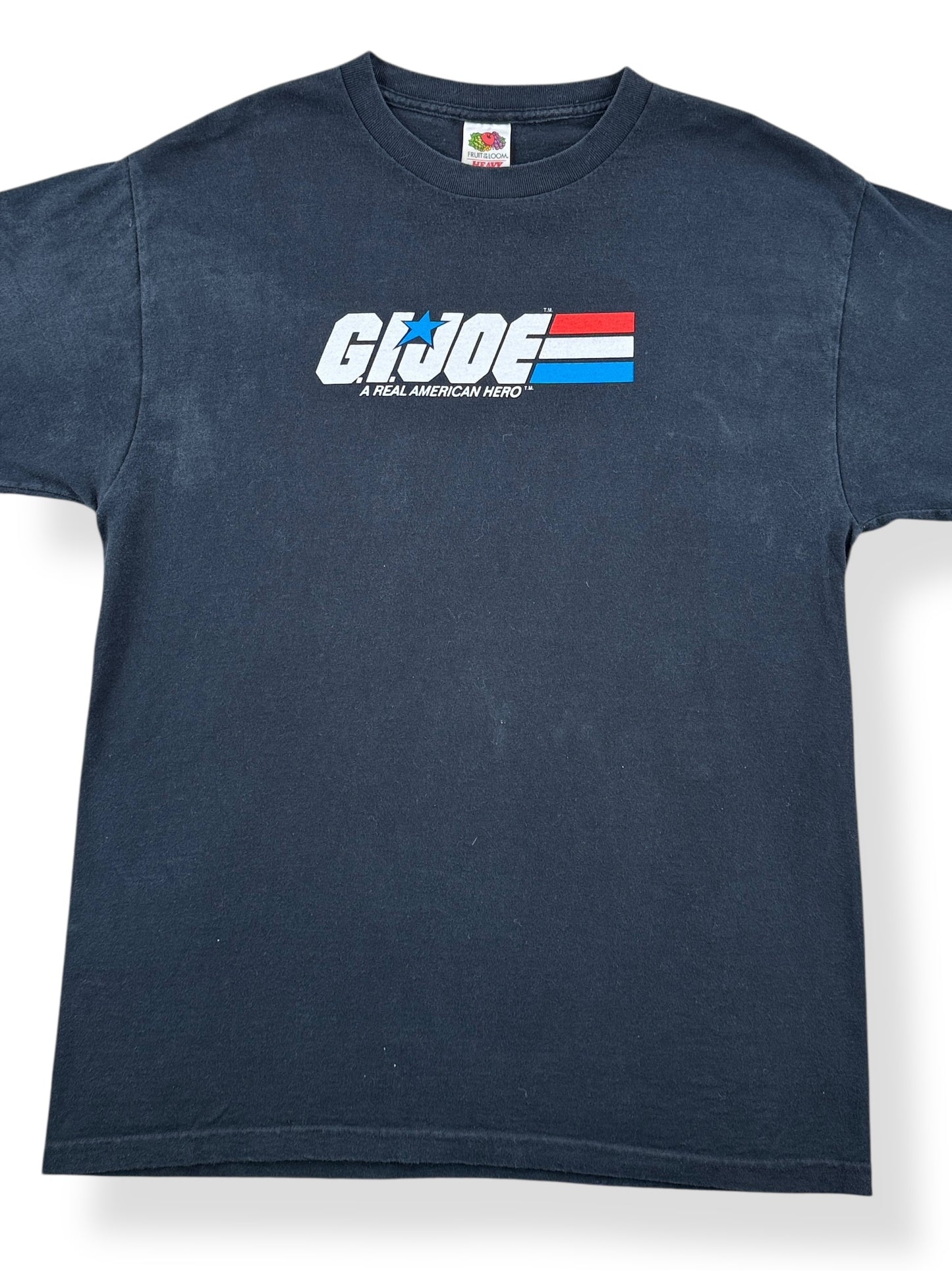 Front Close Up of Vintage GI Joe Tee SZ L