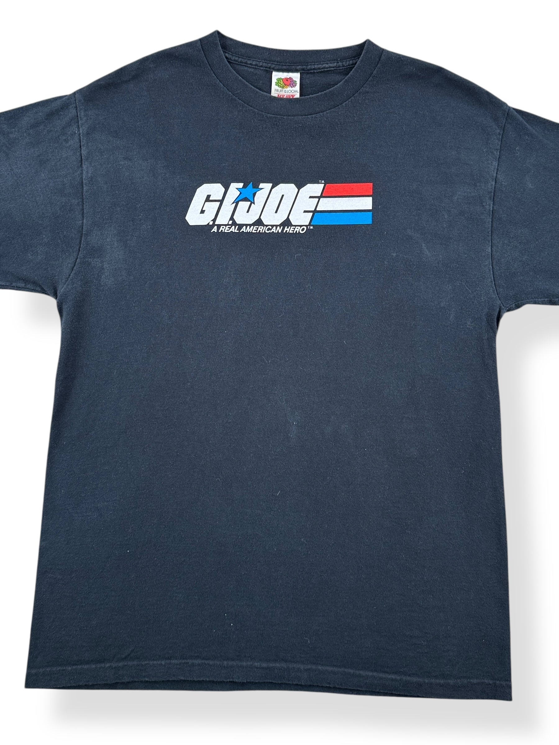 Front Close Up of Vintage GI Joe Tee SZ L