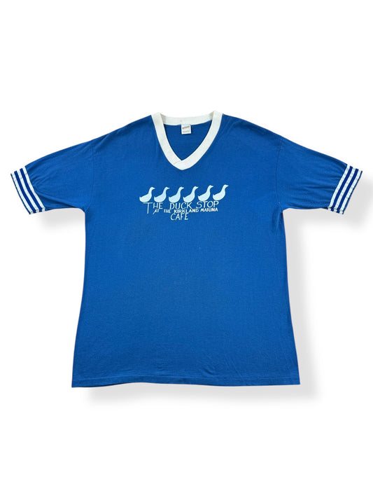 Front of Vintage The Duck Stop At Kirkland Marina Jersey SZ L