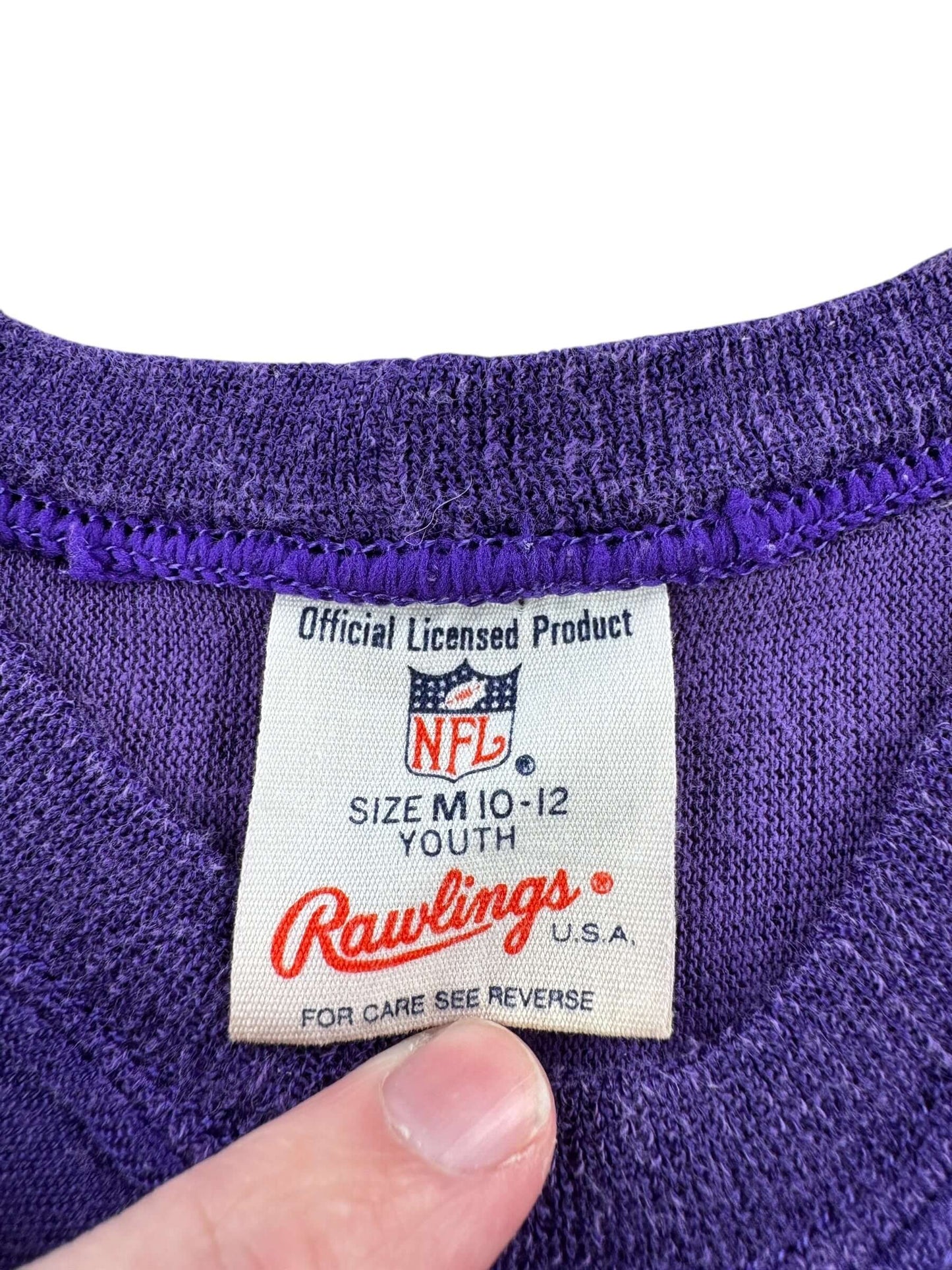 Tag on Vintage Rawlings Youth Durene Jersey SZ M (Fits Adult XS)