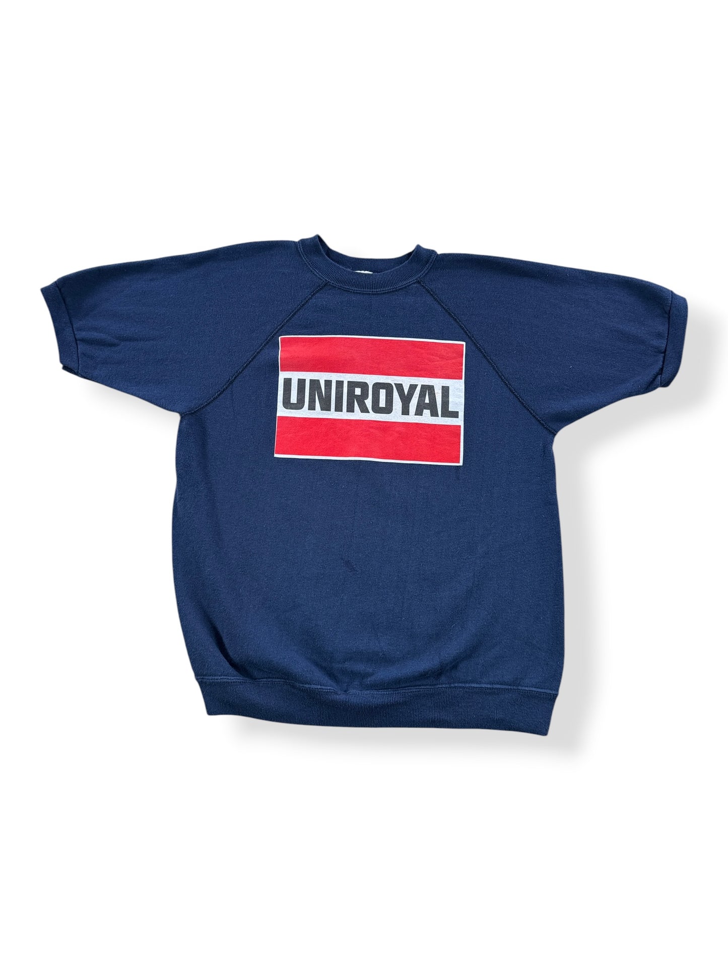 Front of Vintage Uniroyal Short Sleeve Crewneck SZ L (Fits S)