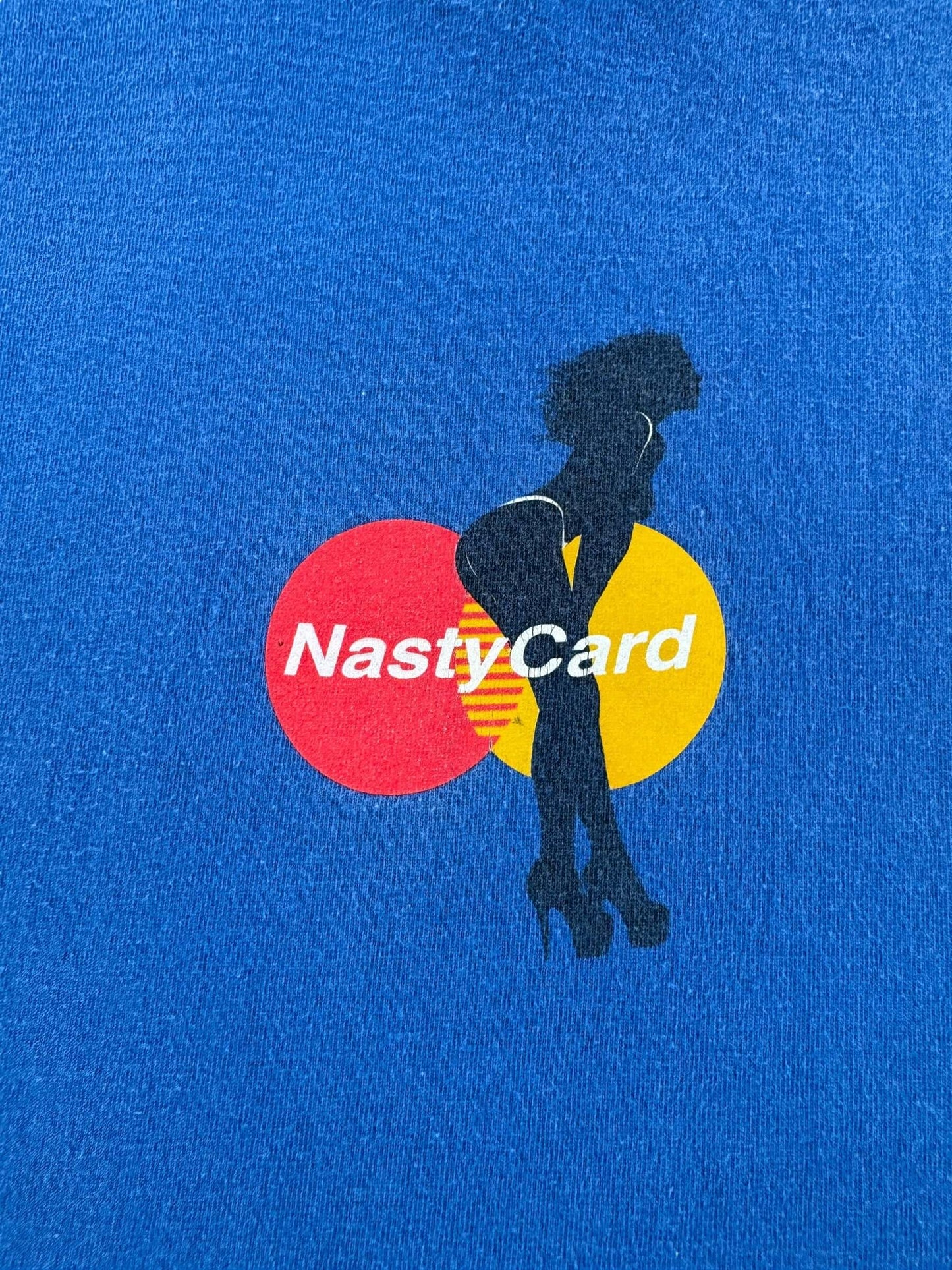 Graphic of Vintage Nasty Card Tee SZ XL (Fits L)