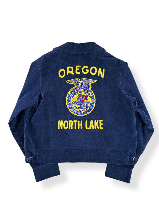 Back of Vintage North Lake Oregon FFA Jacket SZ 40