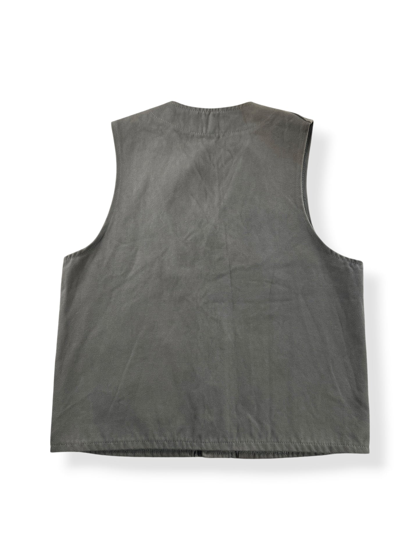 Back of Filson Tan Moleskin Vest SZ 42