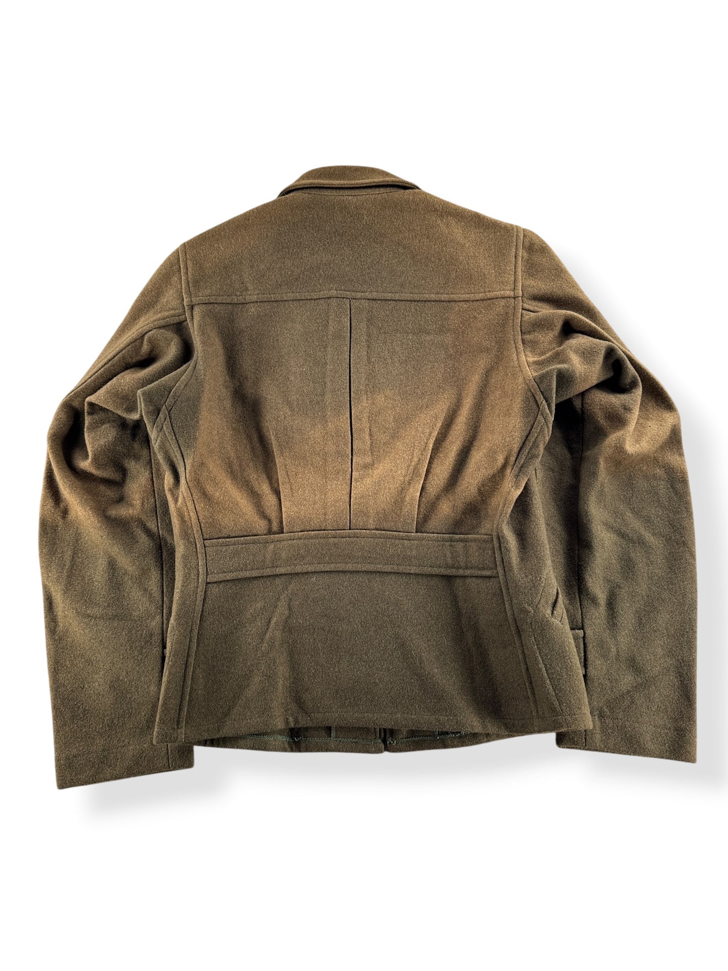 Back of Vintage NOS 40s Boy Scout Wool Jacket SZ 36
