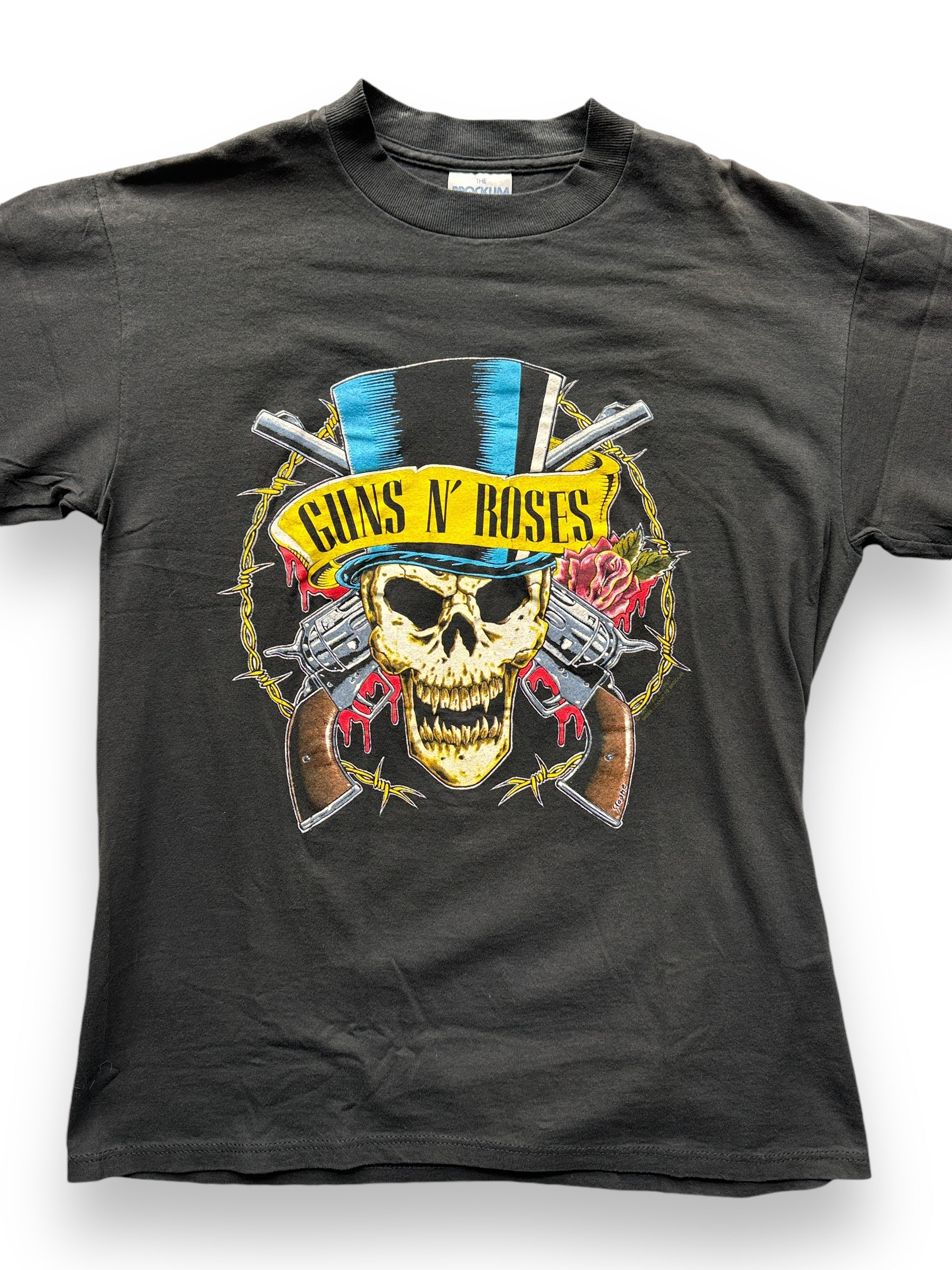 front close up of Vintage '91 Guns N' Roses Tour Band Tee SZ L