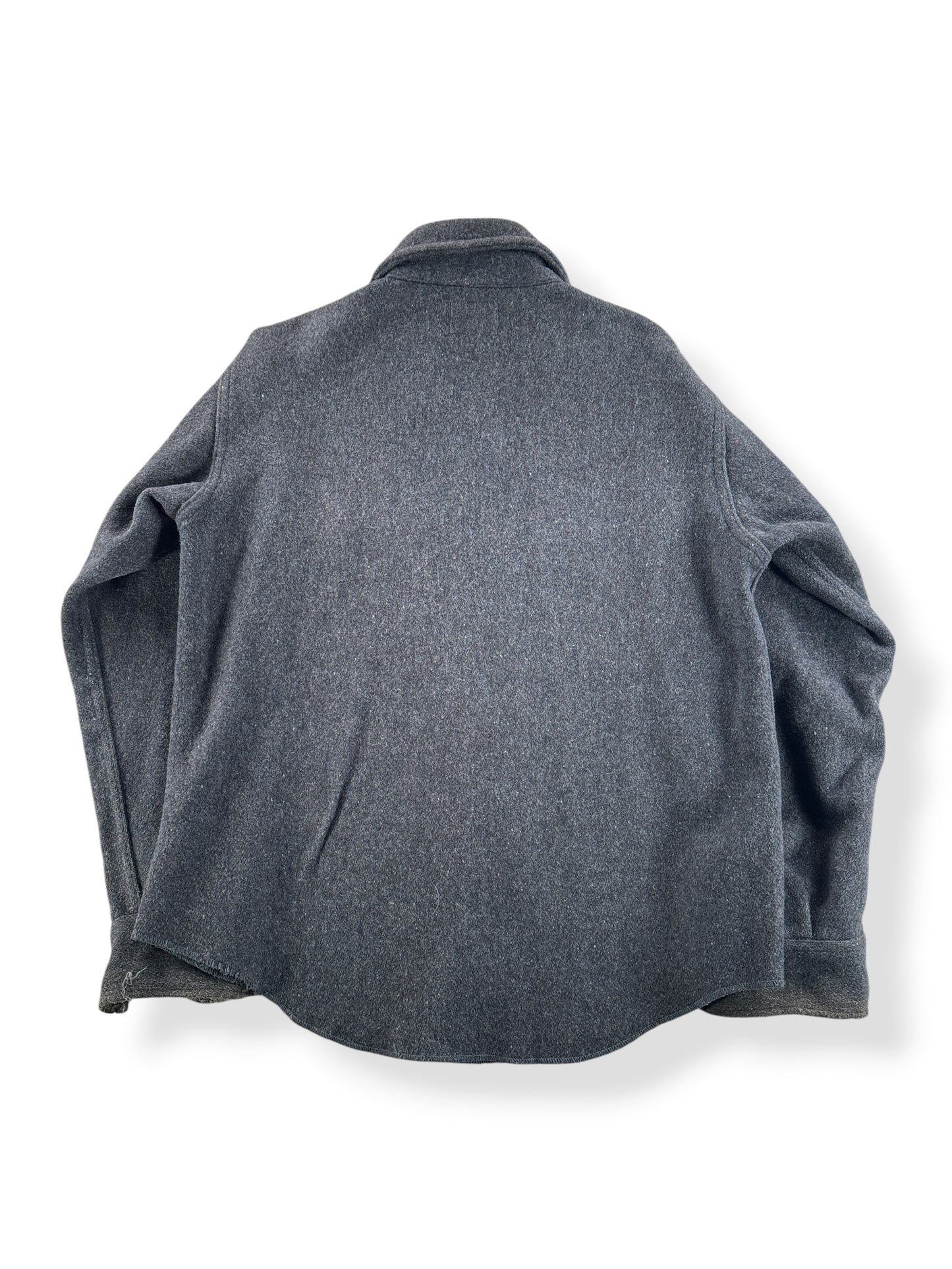 Back of Vintage 30s/40s Heavy Wool Shirt-Jac SZ M - AS IS