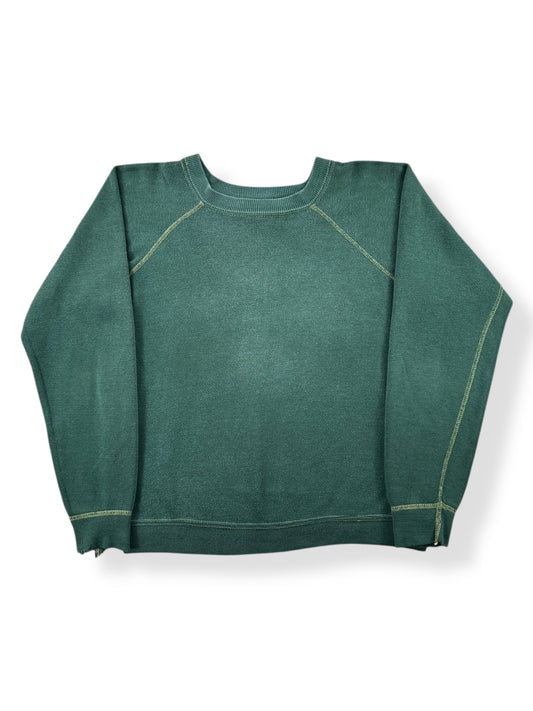 Front of Vintage Penney's Forest Green Crewneck SZ S