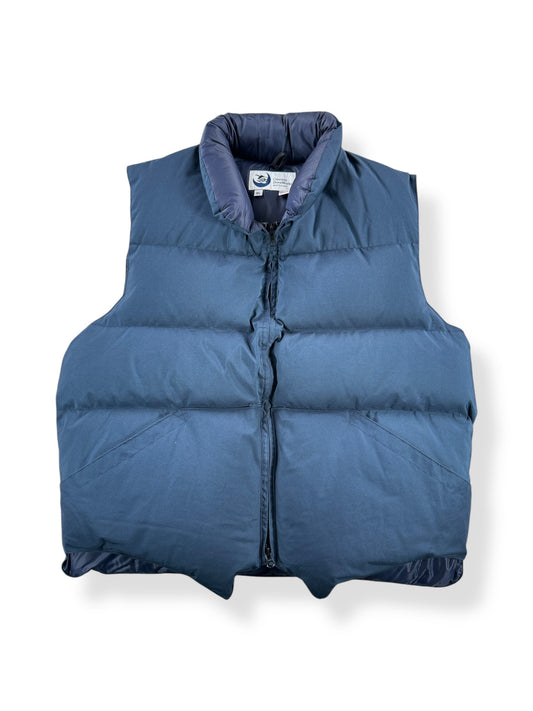 Front of Crescent Down Works Down Vest SZ XL
